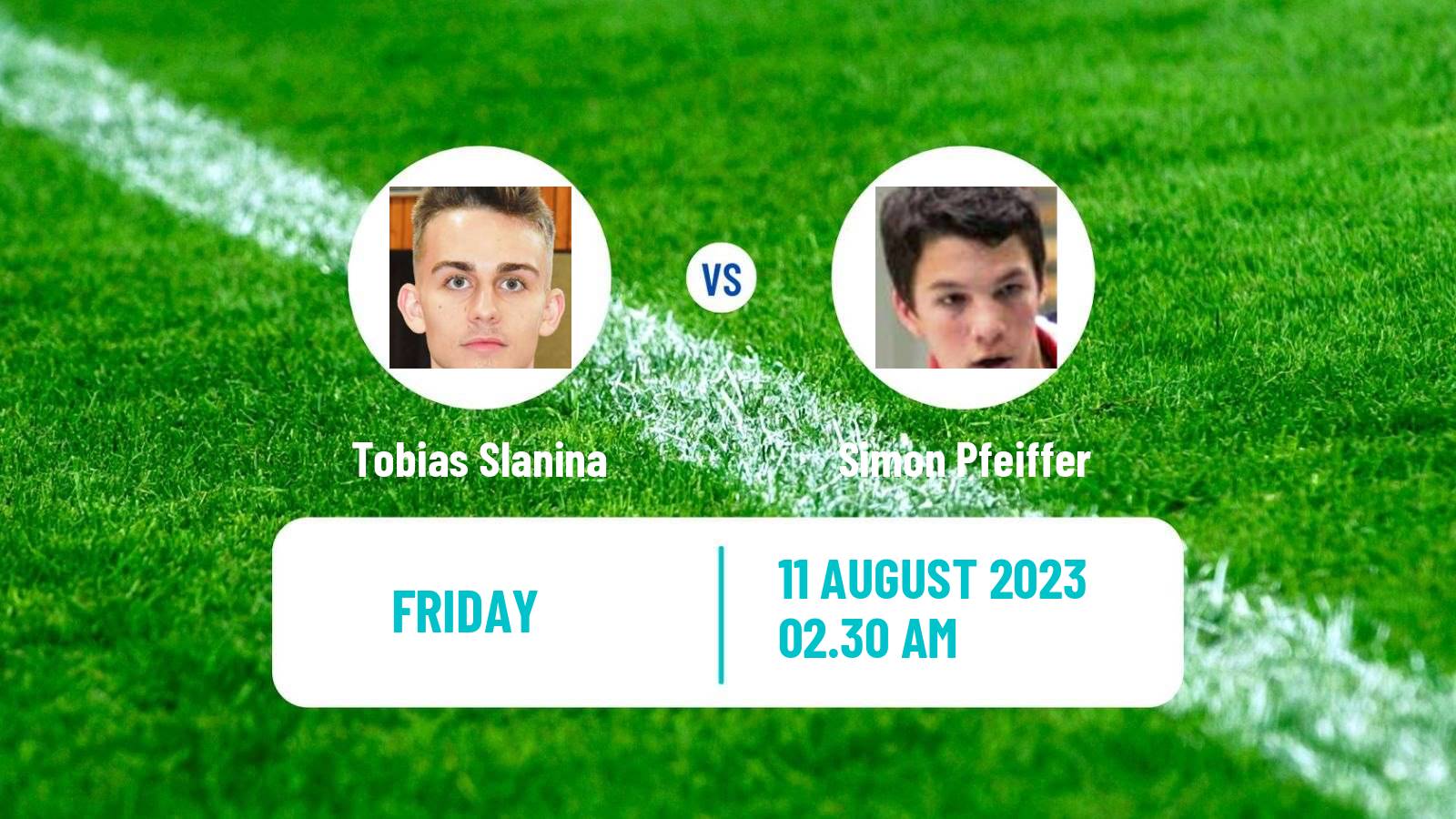 Table tennis Challenger Series Men Tobias Slanina - Simon Pfeiffer