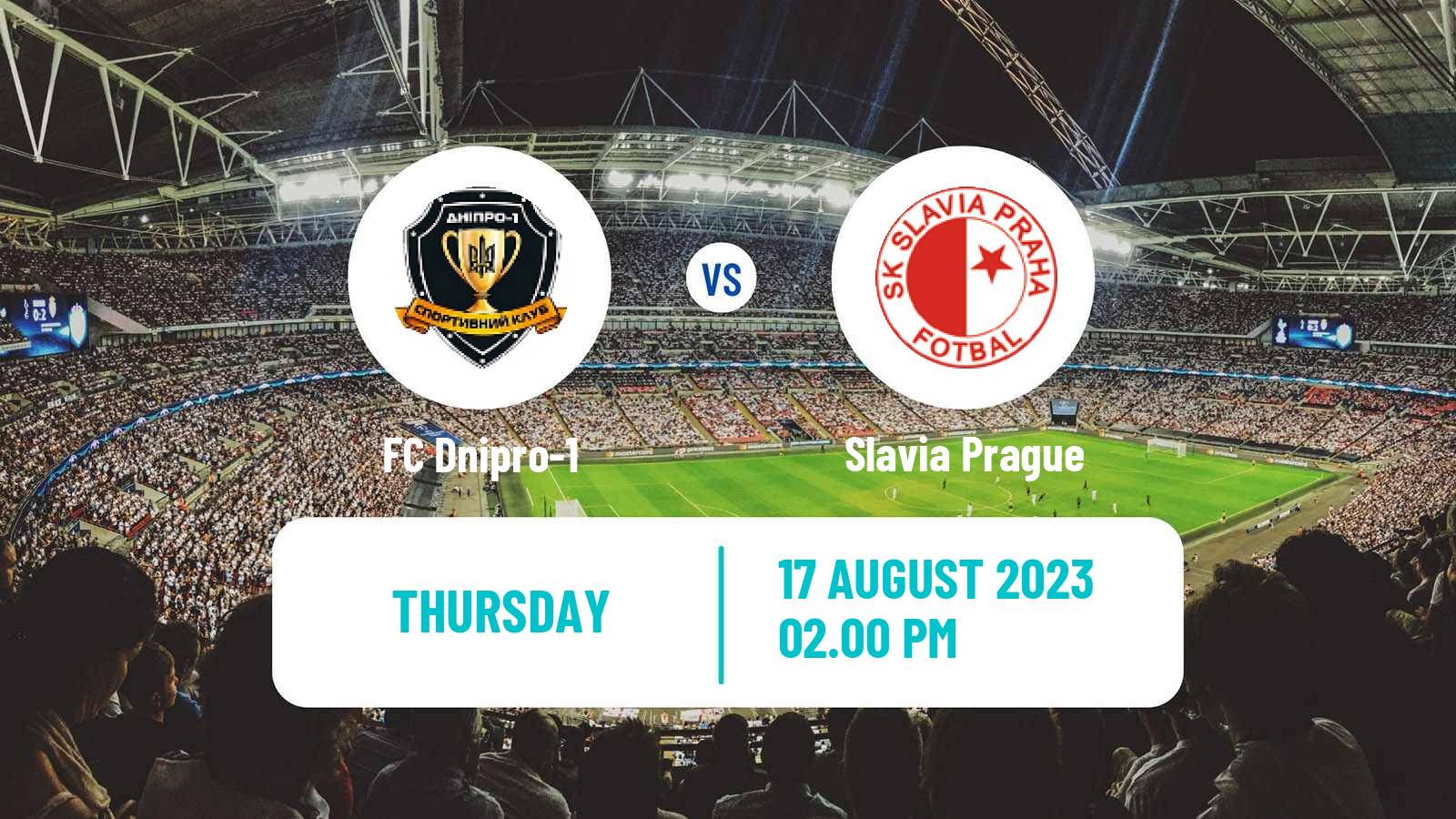 Soccer UEFA Europa League Dnipro-1 - Slavia Prague