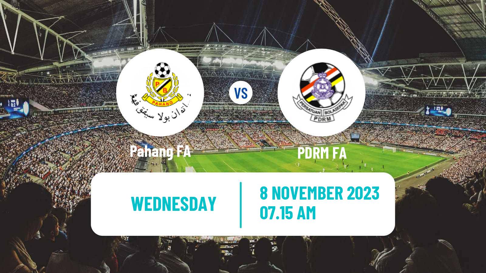 Soccer Malaysian Super League Pahang - PDRM FA
