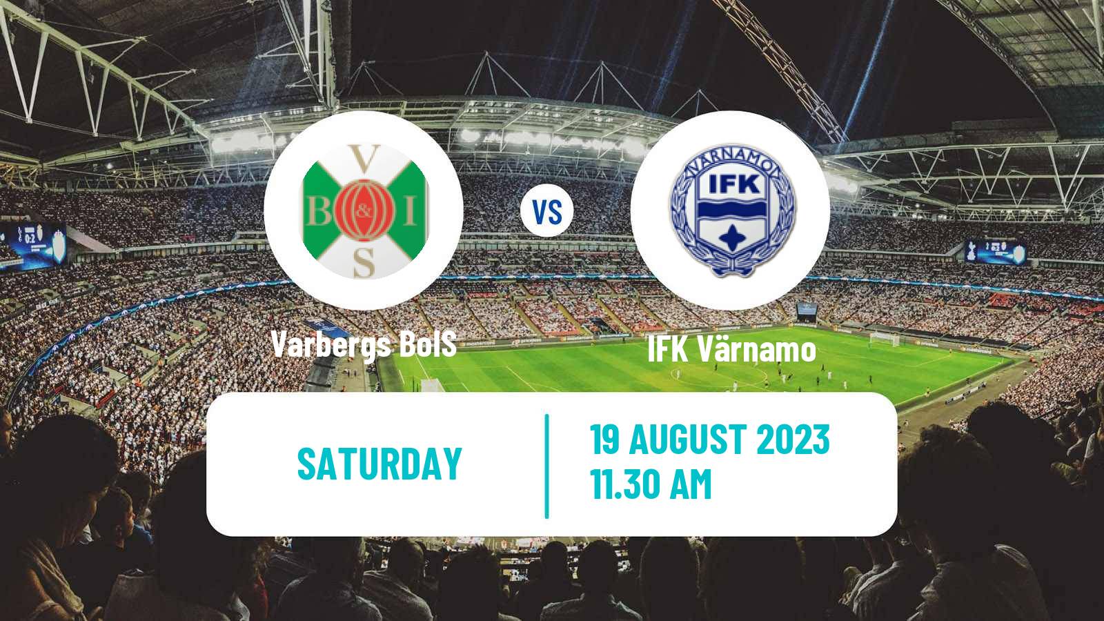 Soccer Swedish Allsvenskan Varbergs BoIS - Värnamo