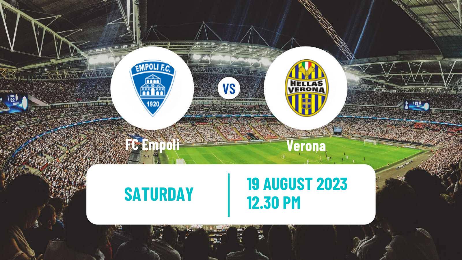 Soccer Italian Serie A Empoli - Verona