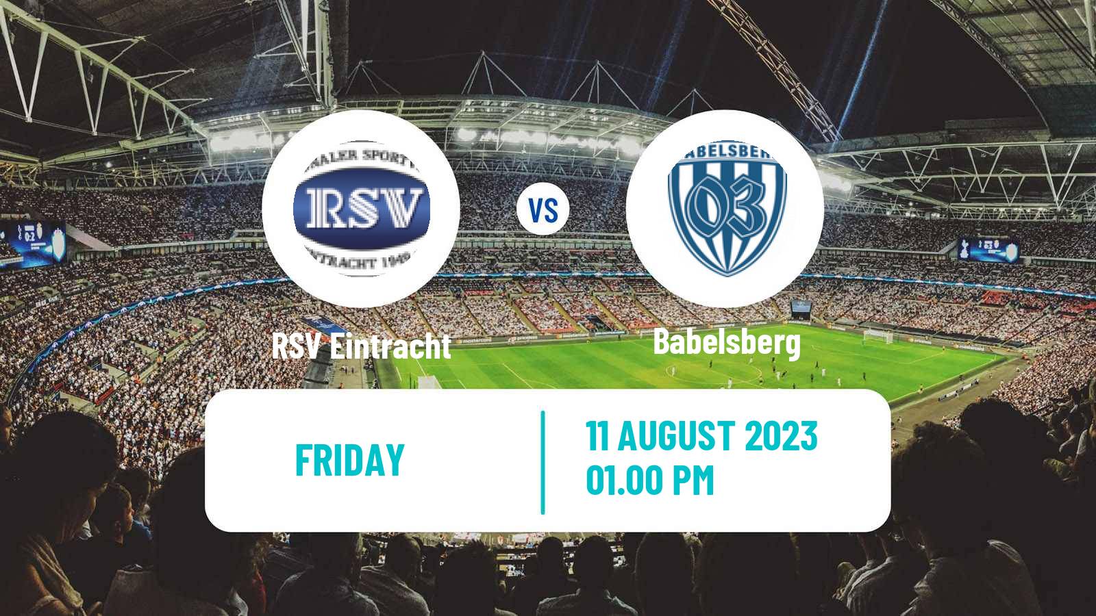 Soccer Club Friendly RSV Eintracht - Babelsberg