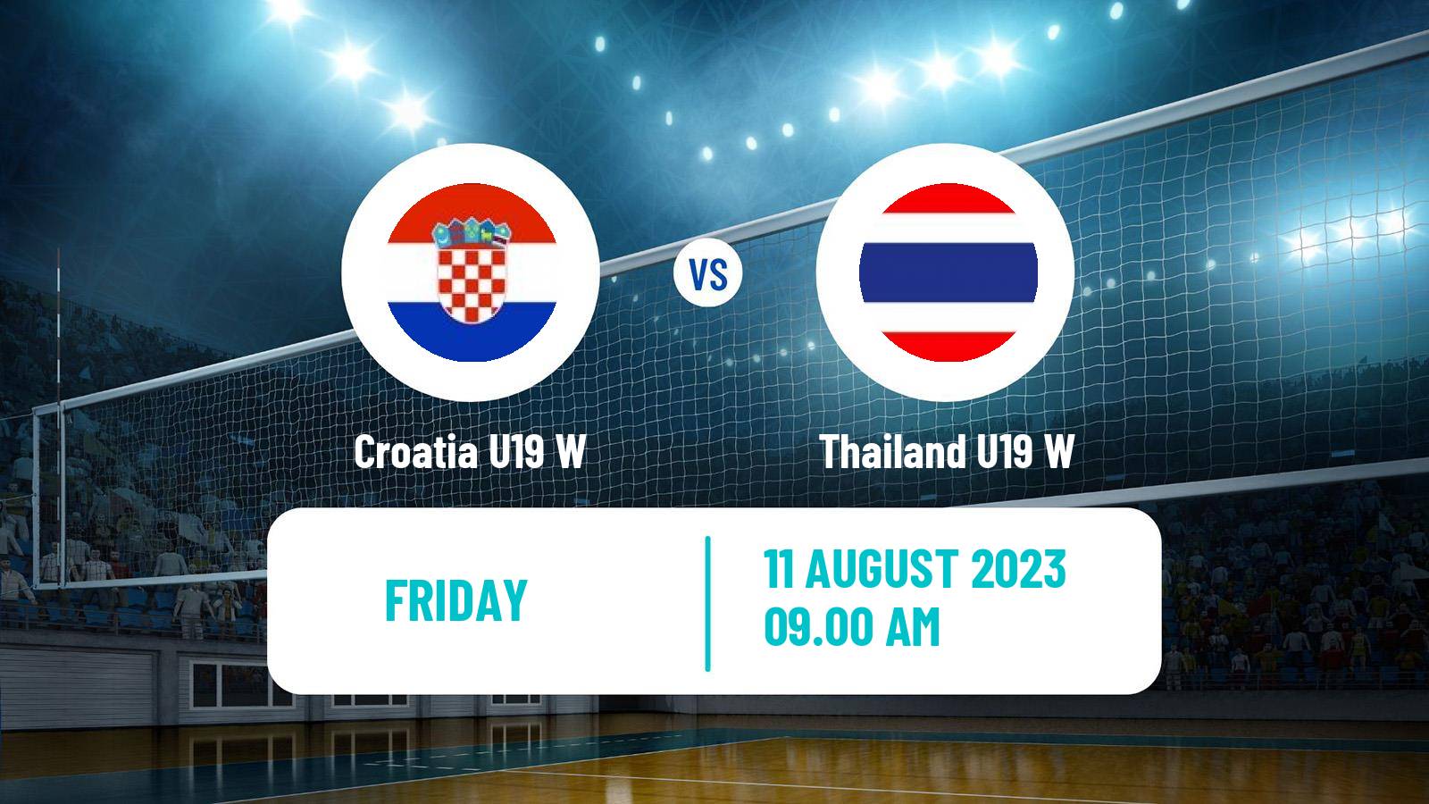 Volleyball World Championship U19 Volleyball Women Croatia U19 W - Thailand U19 W
