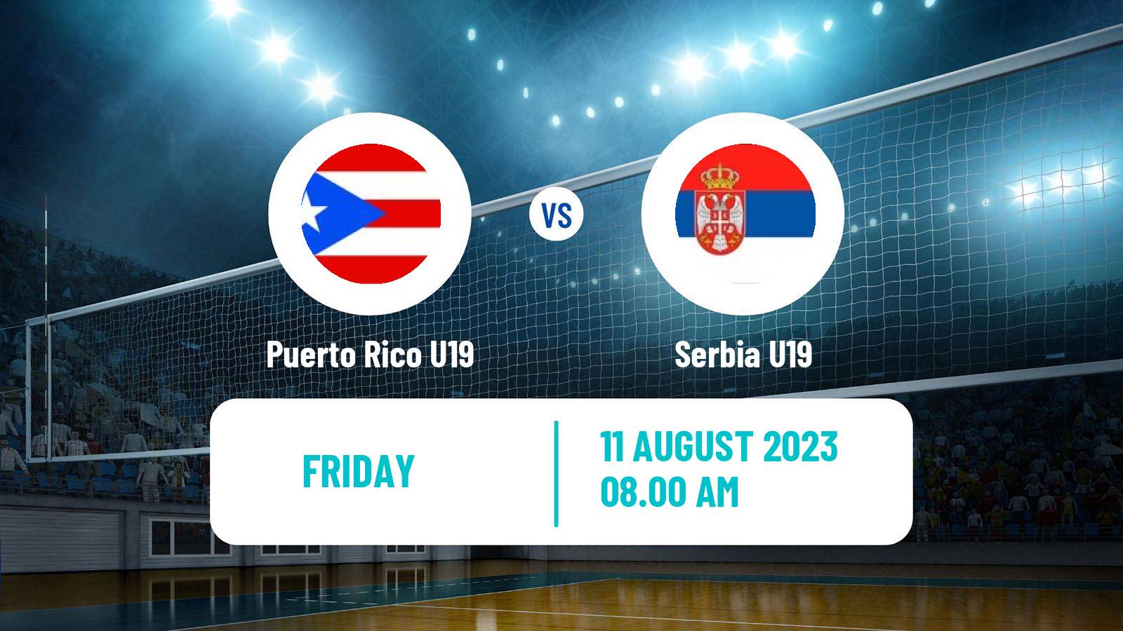 Volleyball World Championship U19 Volleyball Puerto Rico U19 - Serbia U19