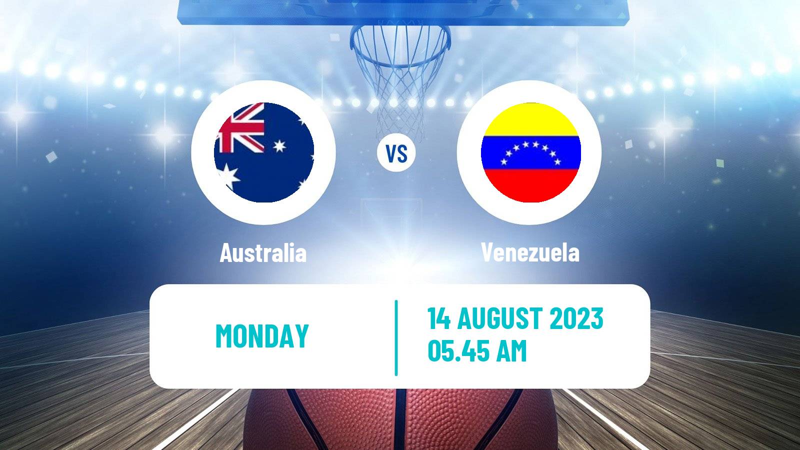 Basketball Friendly International Basketball Australia - Venezuela