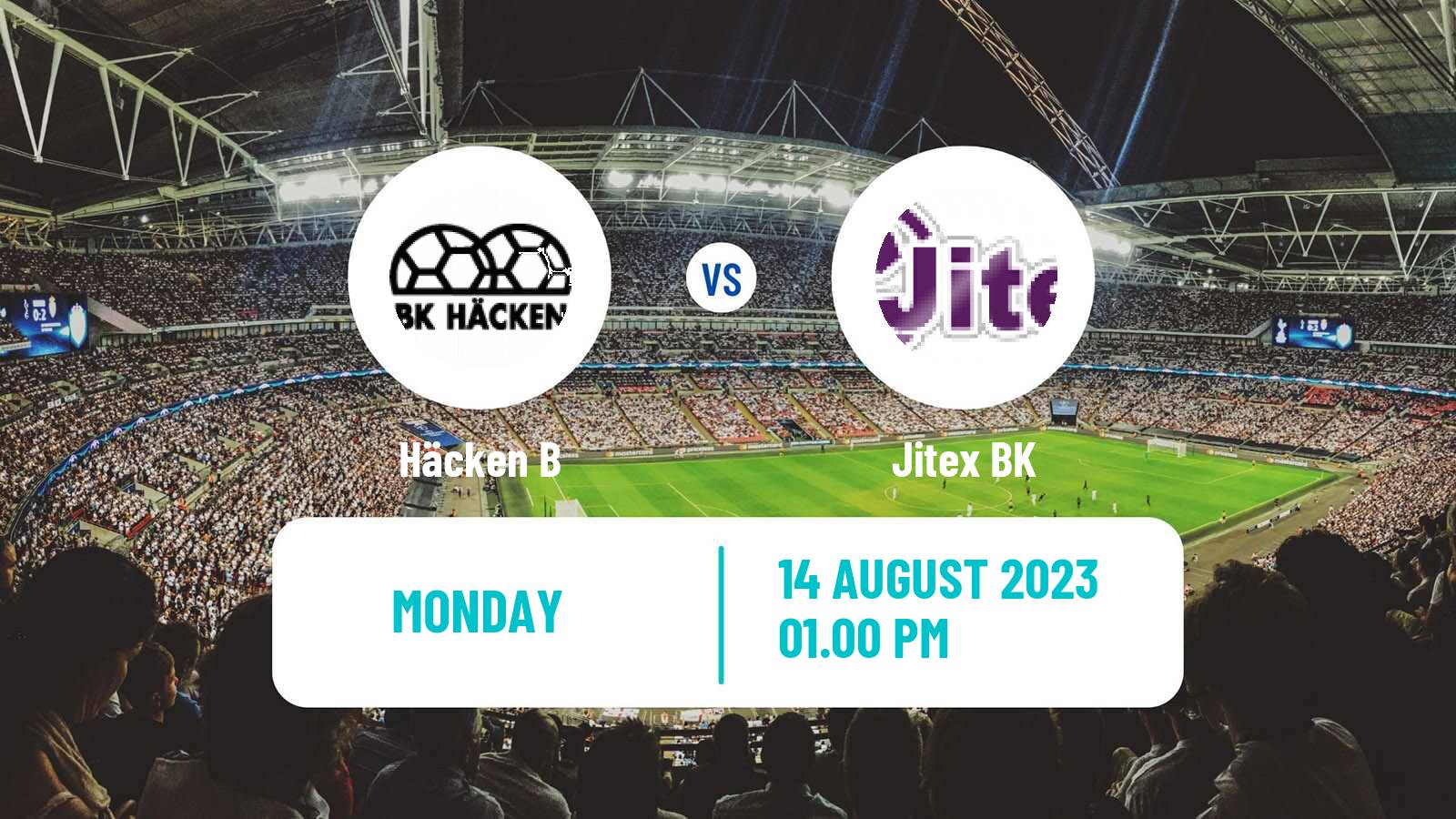 Soccer Swedish Elitettan Women Häcken B - Jitex