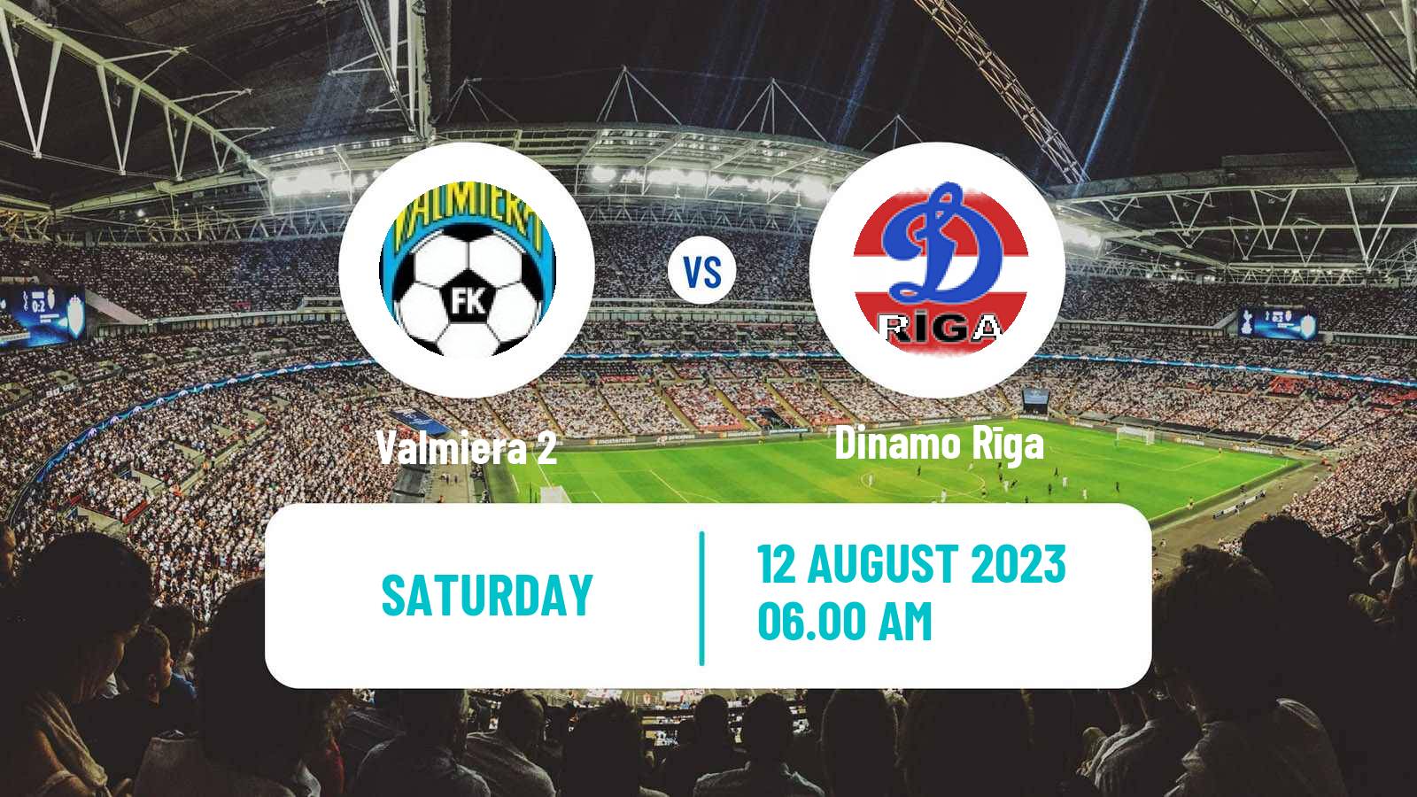 Soccer Latvian 1 Liga Valmiera 2 - Dinamo Rīga