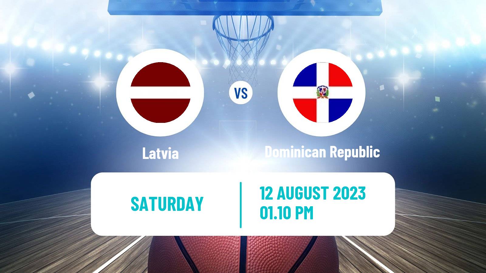 Basketball Friendly International Basketball Latvia - Dominican Republic