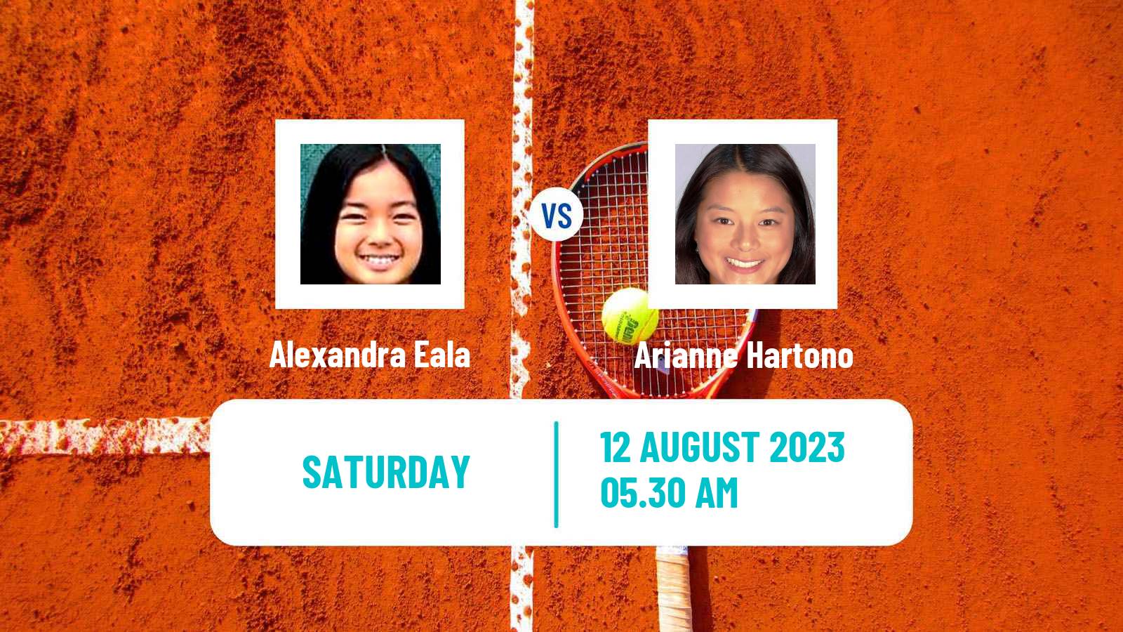 Tennis ITF W25 Roehampton 2 Women Alexandra Eala - Arianne Hartono