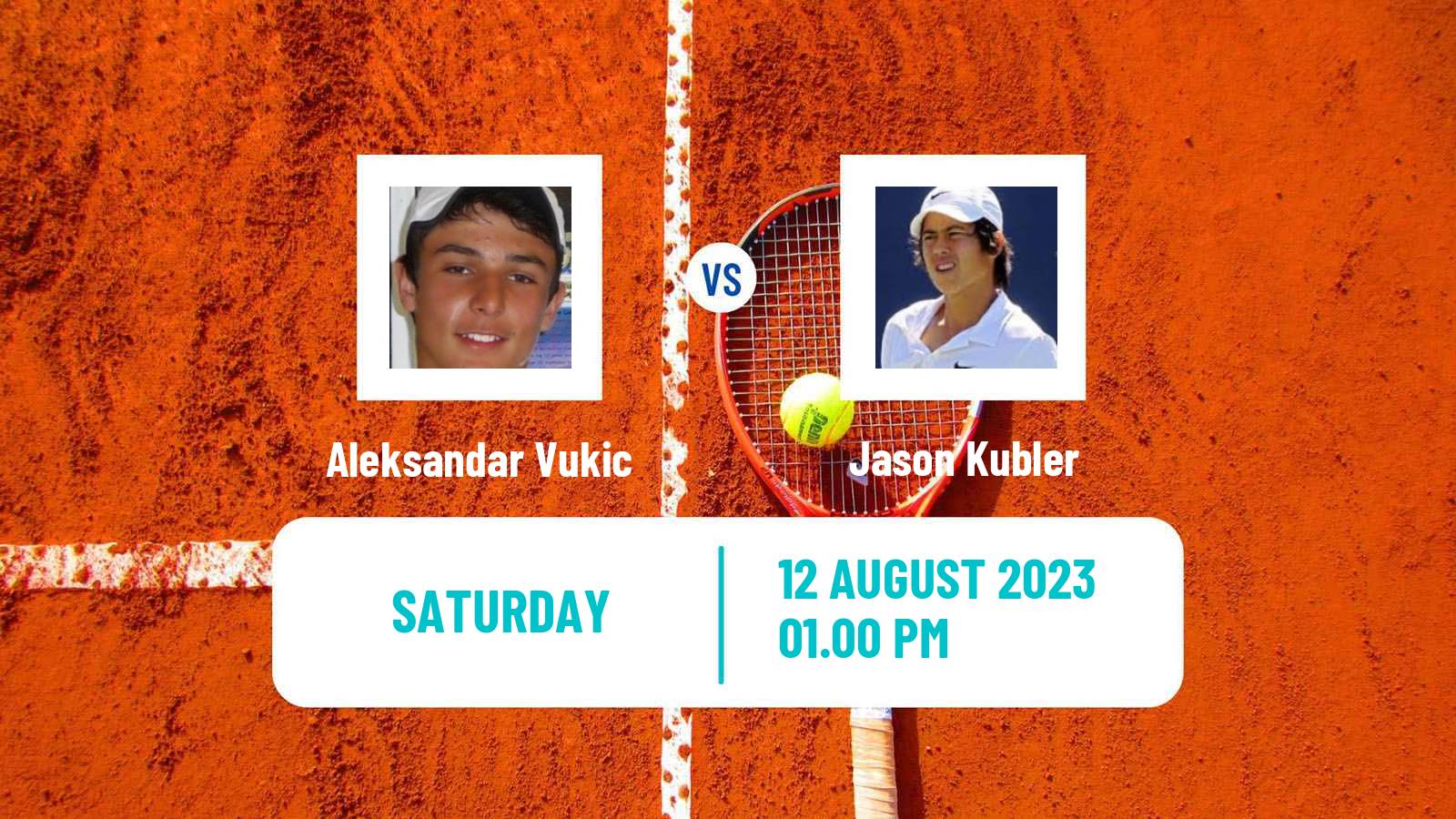 Tennis ATP Cincinnati Aleksandar Vukic - Jason Kubler