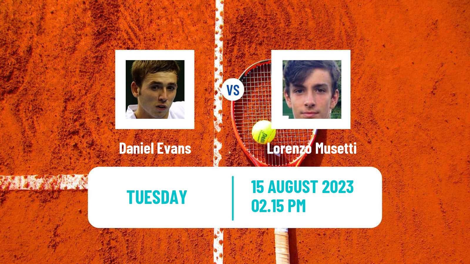 Tennis ATP Cincinnati Daniel Evans - Lorenzo Musetti