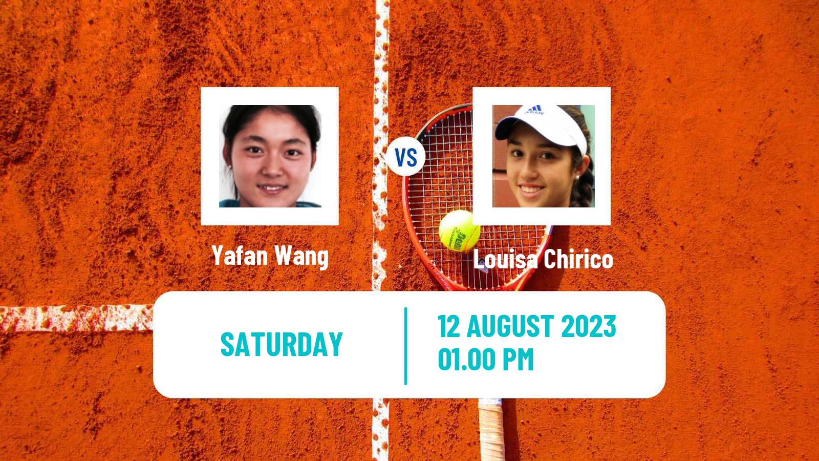 Tennis Stanford Challenger Women Yafan Wang - Louisa Chirico