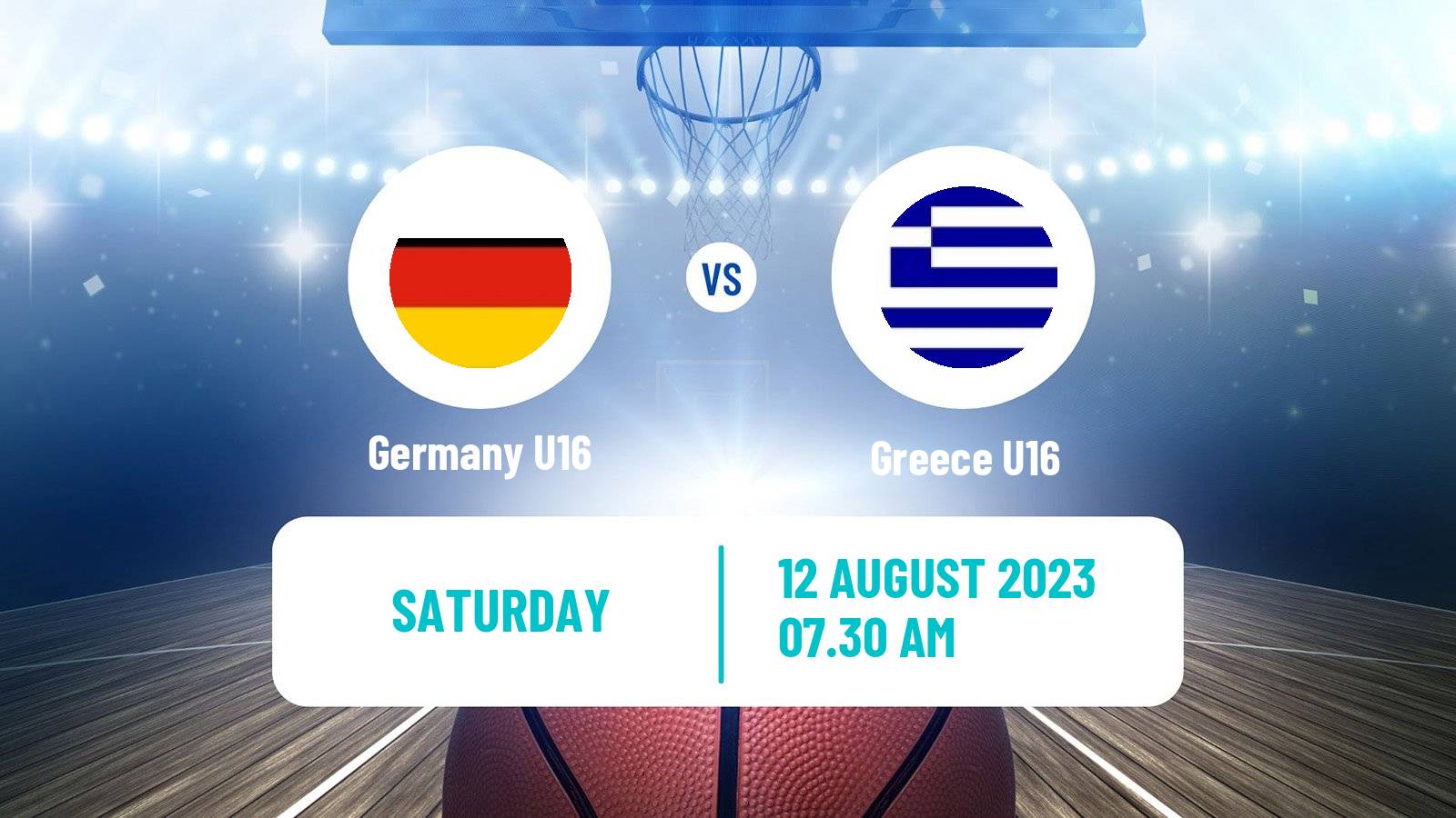 Basketball EuroBasket U16 Germany U16 - Greece U16