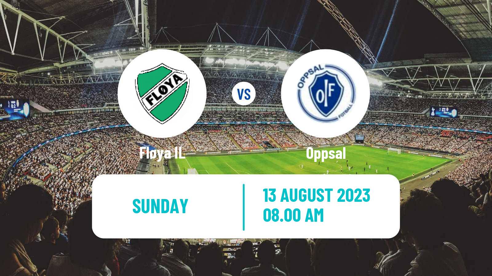 Soccer Norwegian Division 3 - Group 6 Fløya - Oppsal