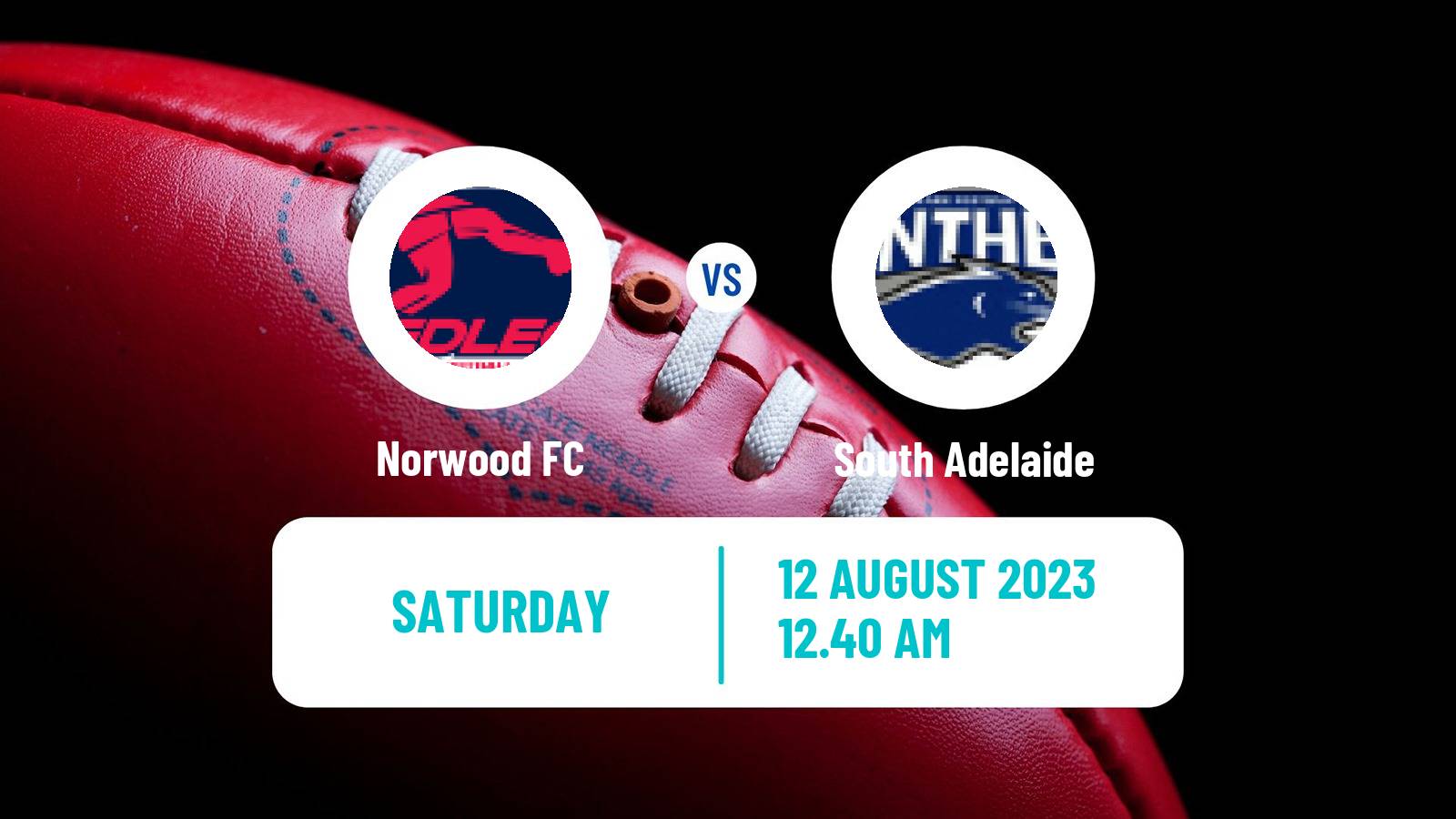 Aussie rules SANFL Norwood - South Adelaide