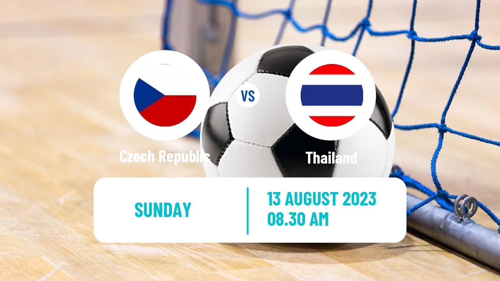 Futsal Continental Championship Futsal Czech Republic - Thailand