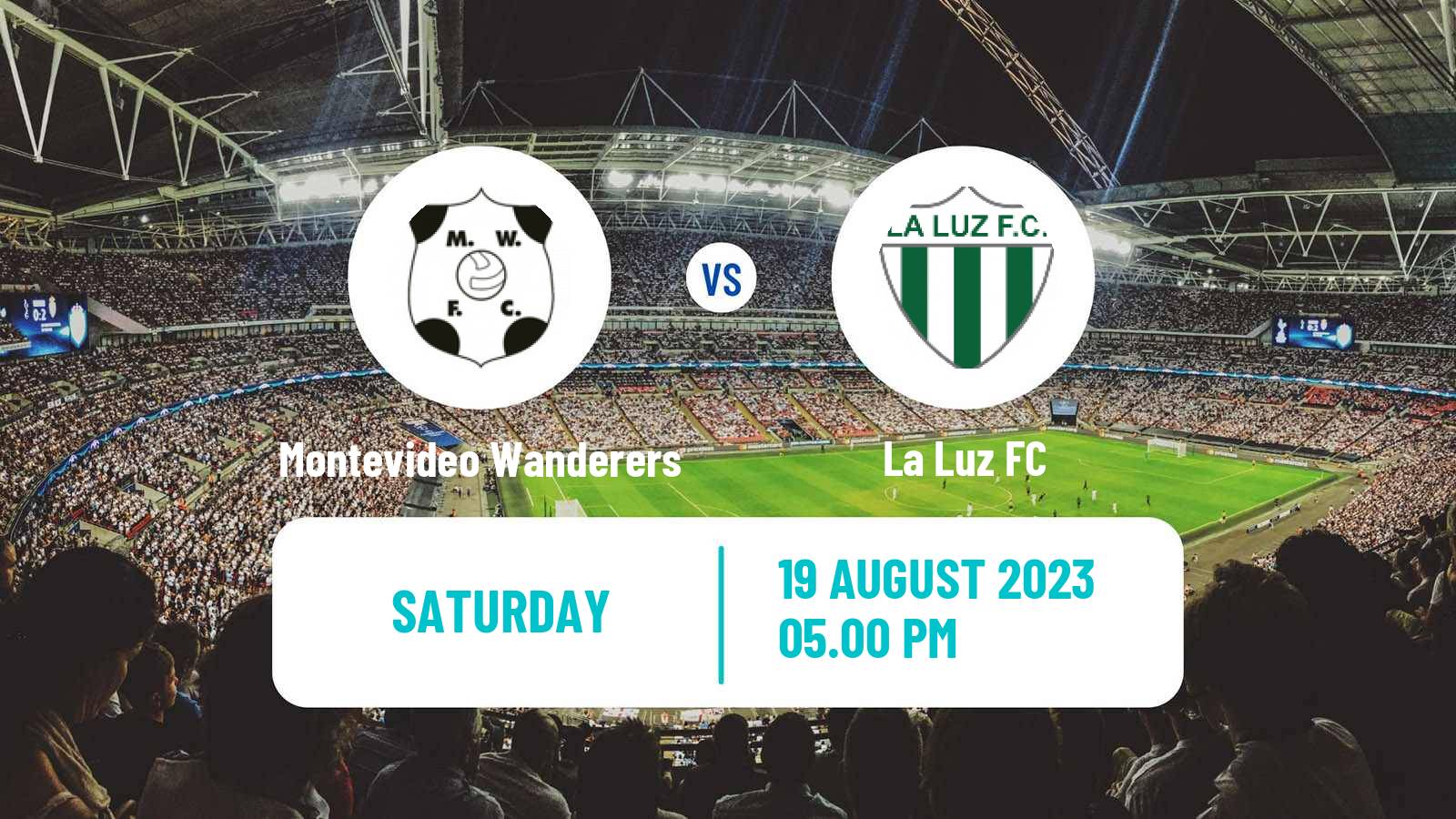 Soccer Uruguayan Primera Division Montevideo Wanderers - La Luz
