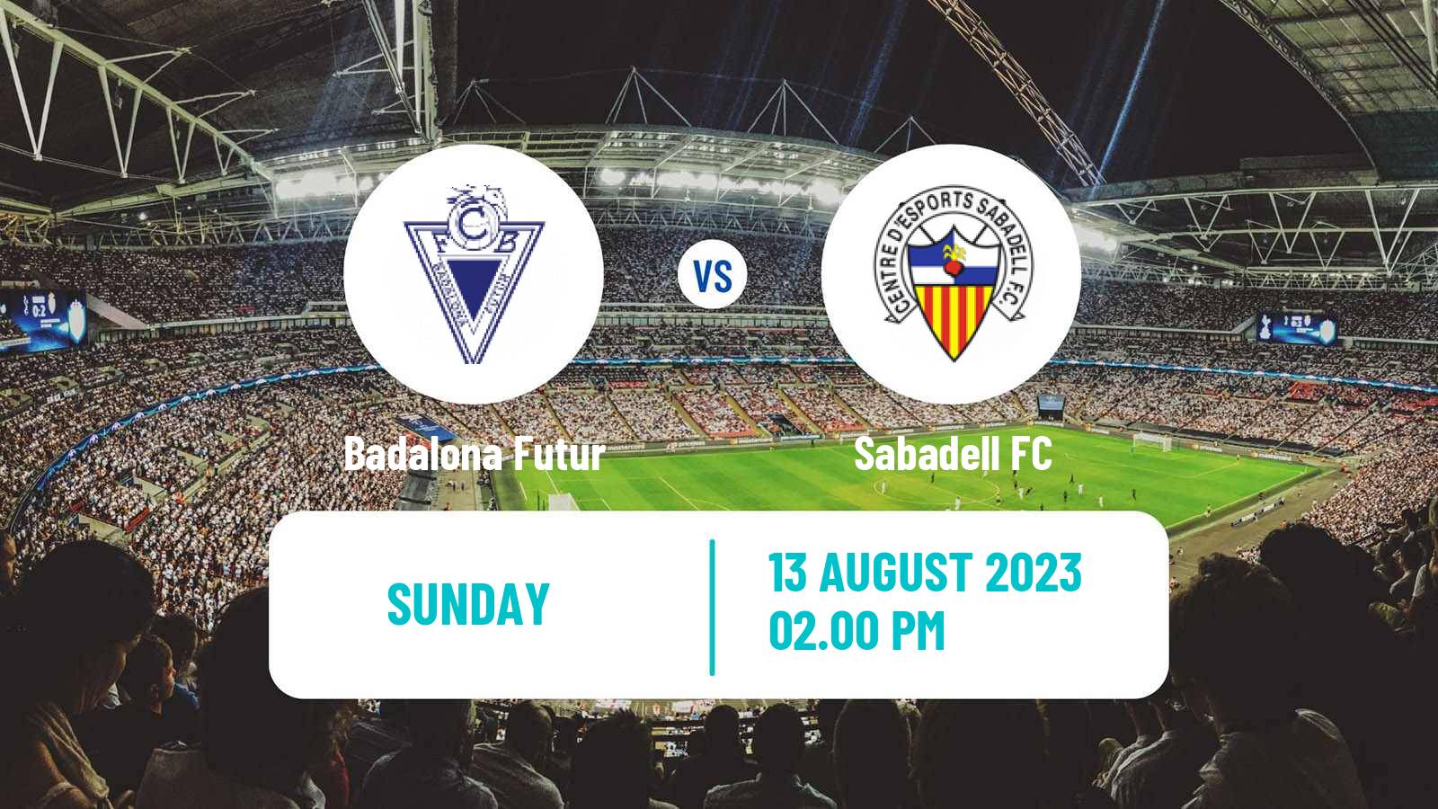 Soccer Club Friendly Badalona Futur - Sabadell