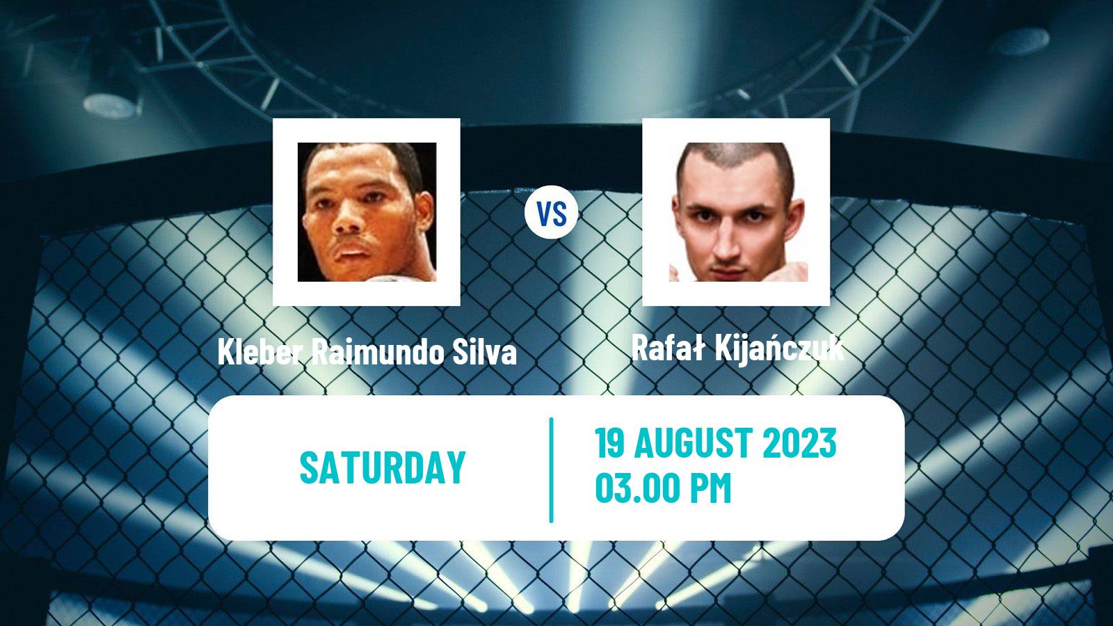 MMA Catchweight Ksw Men Kleber Raimundo Silva - Rafał Kijańczuk