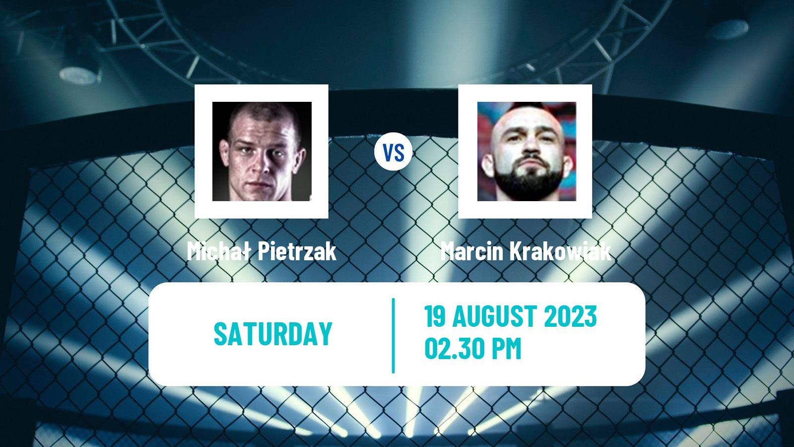 MMA Welterweight Ksw Men Michał Pietrzak - Marcin Krakowiak
