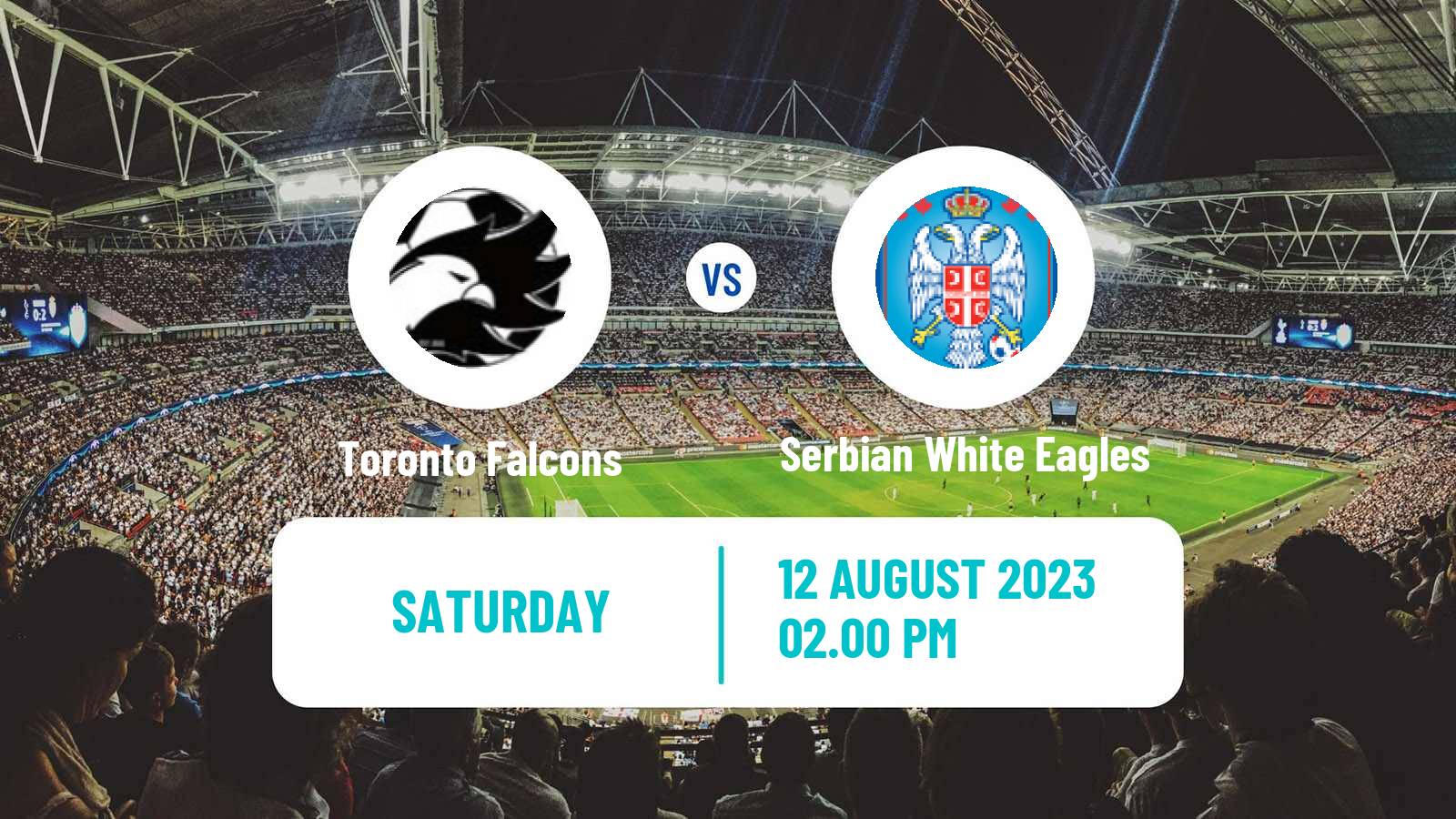 Soccer Canadian CSL Toronto Falcons - Serbian White Eagles