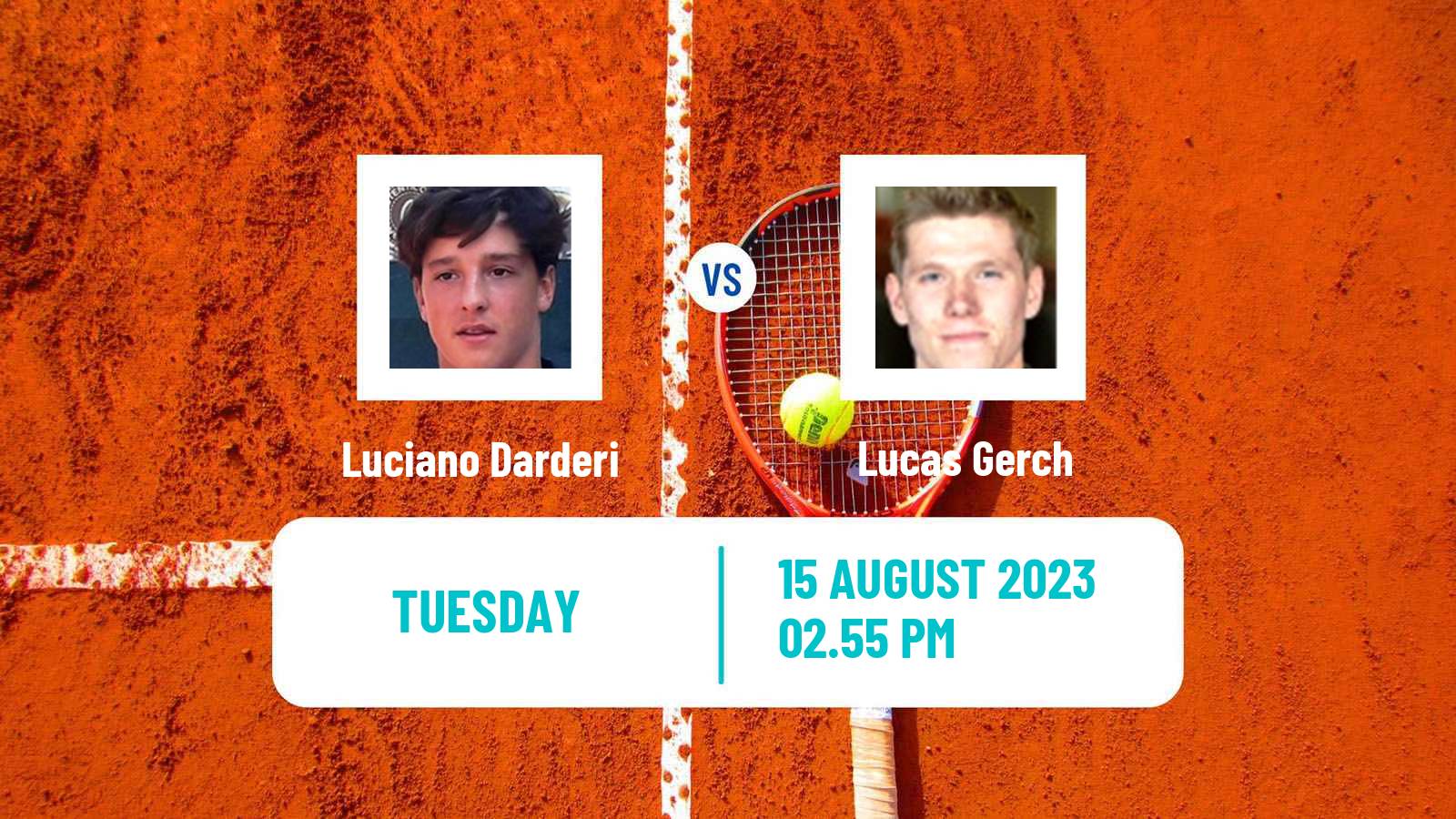 Tennis Todi Challenger Men Luciano Darderi - Lucas Gerch