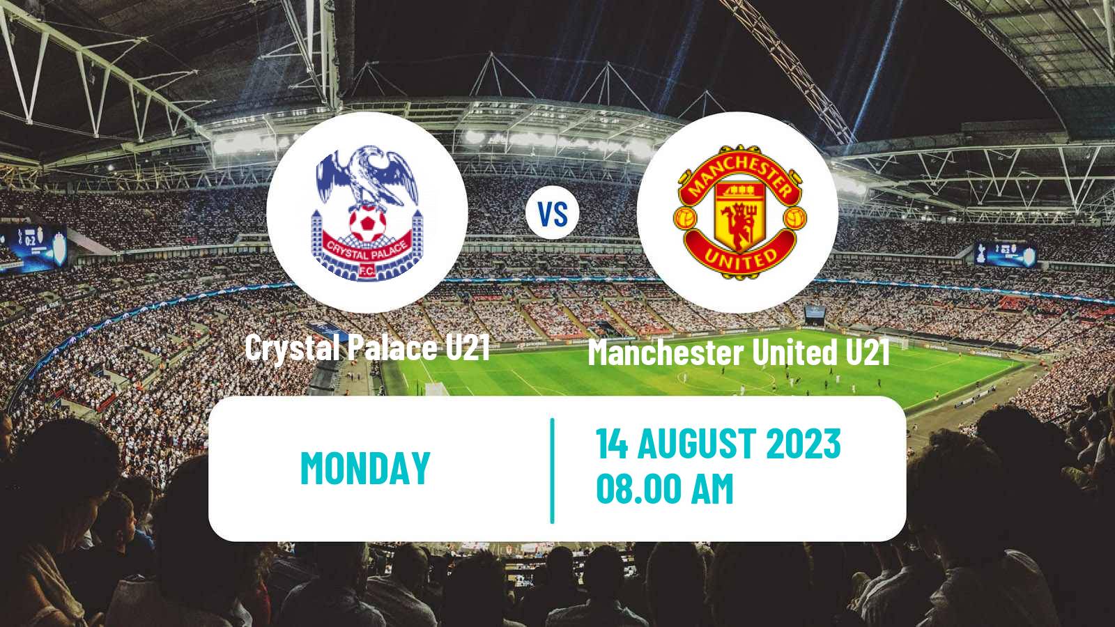 Soccer English Premier League 2 Crystal Palace U21 - Manchester United U21