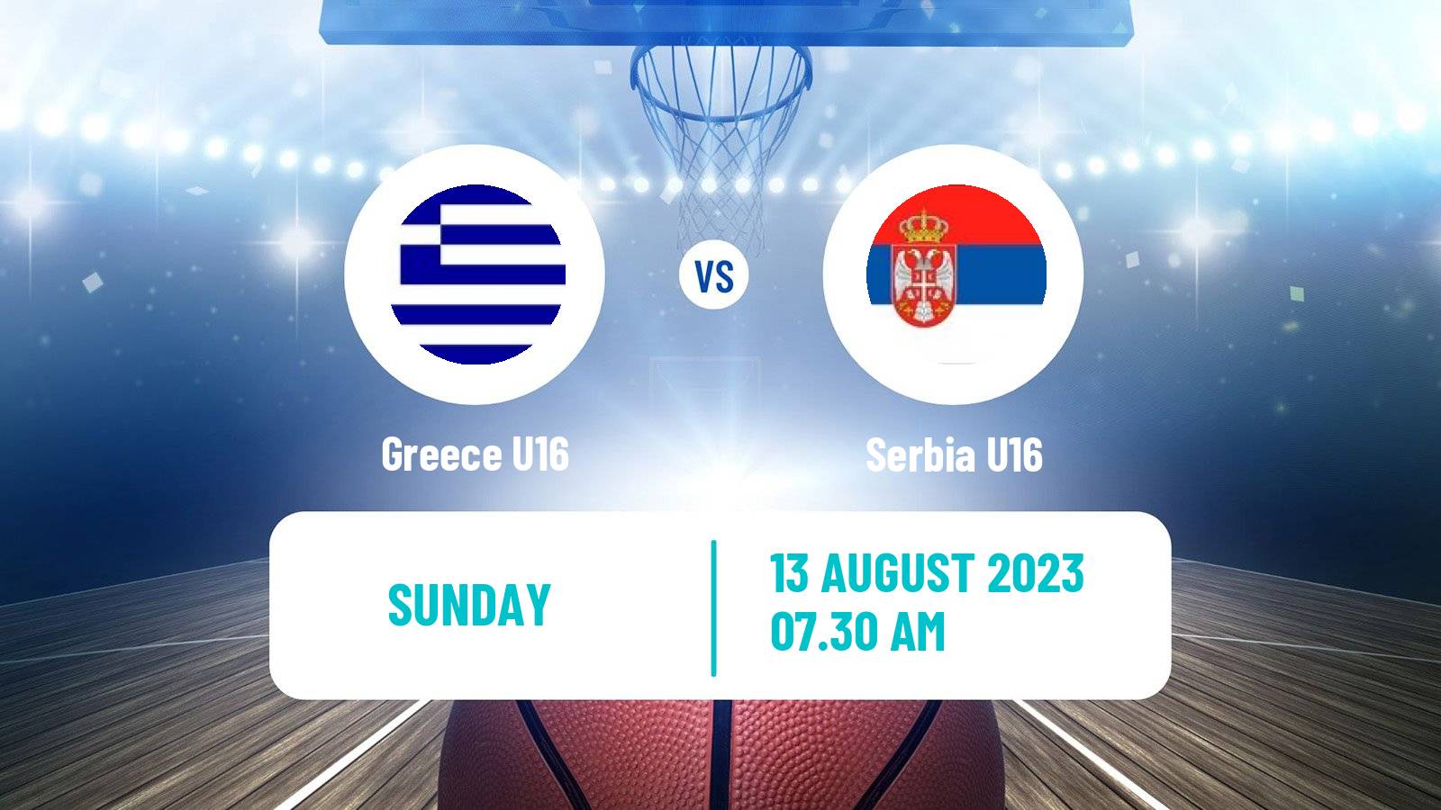 Basketball EuroBasket U16 Greece U16 - Serbia U16