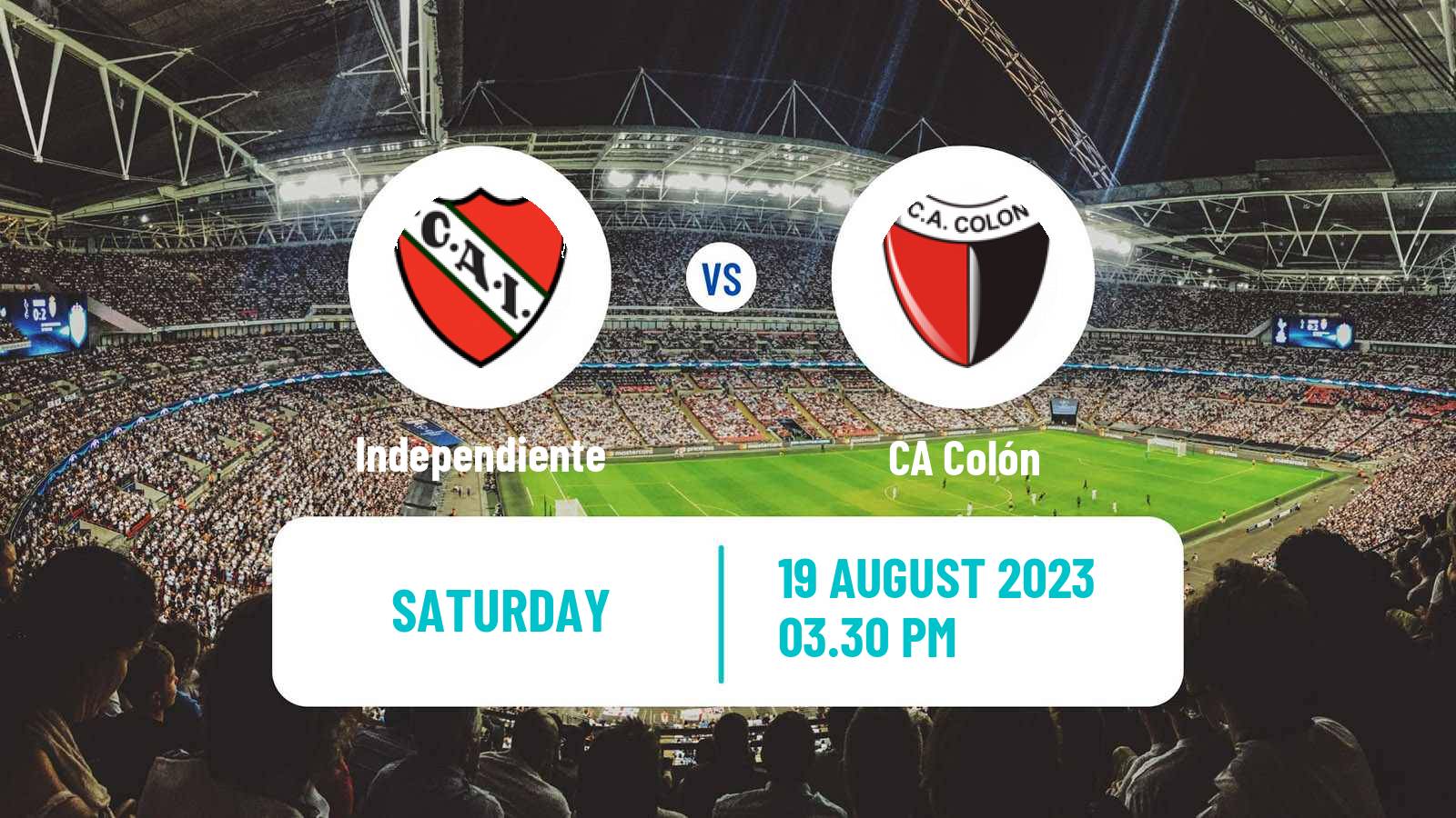 Soccer Argentinian Copa de la Liga Profesional Independiente - Colón
