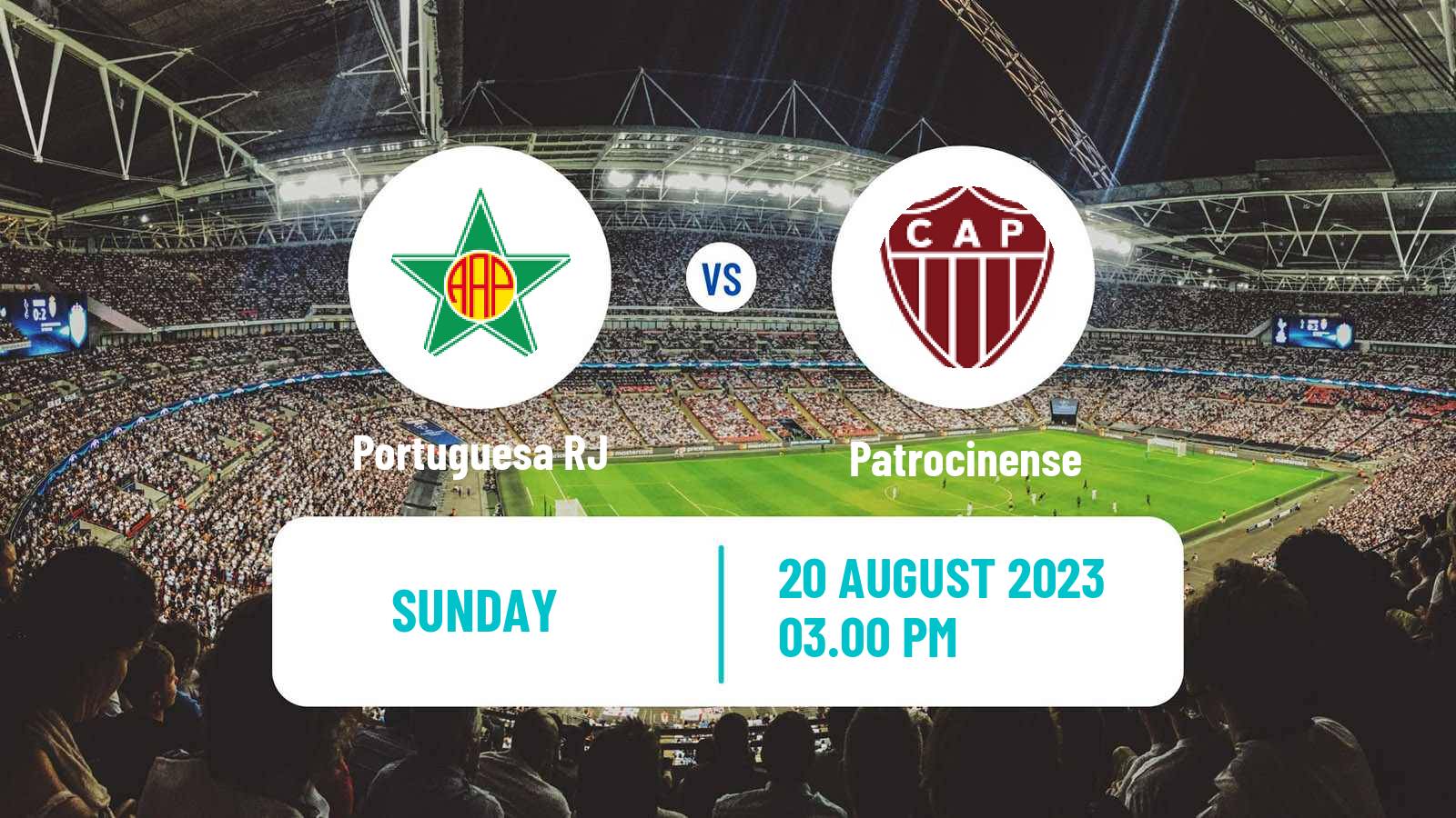 Soccer Brazilian Serie D Portuguesa RJ - Patrocinense