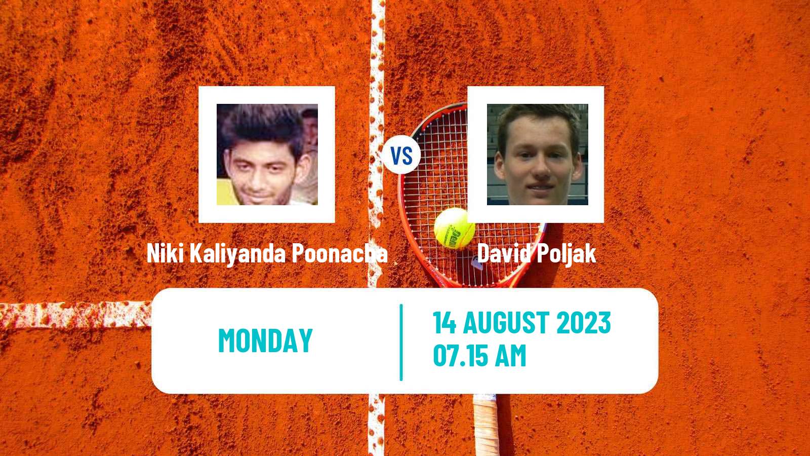 Tennis Grodzisk Mazowiecki Challenger Men Niki Kaliyanda Poonacha - David Poljak