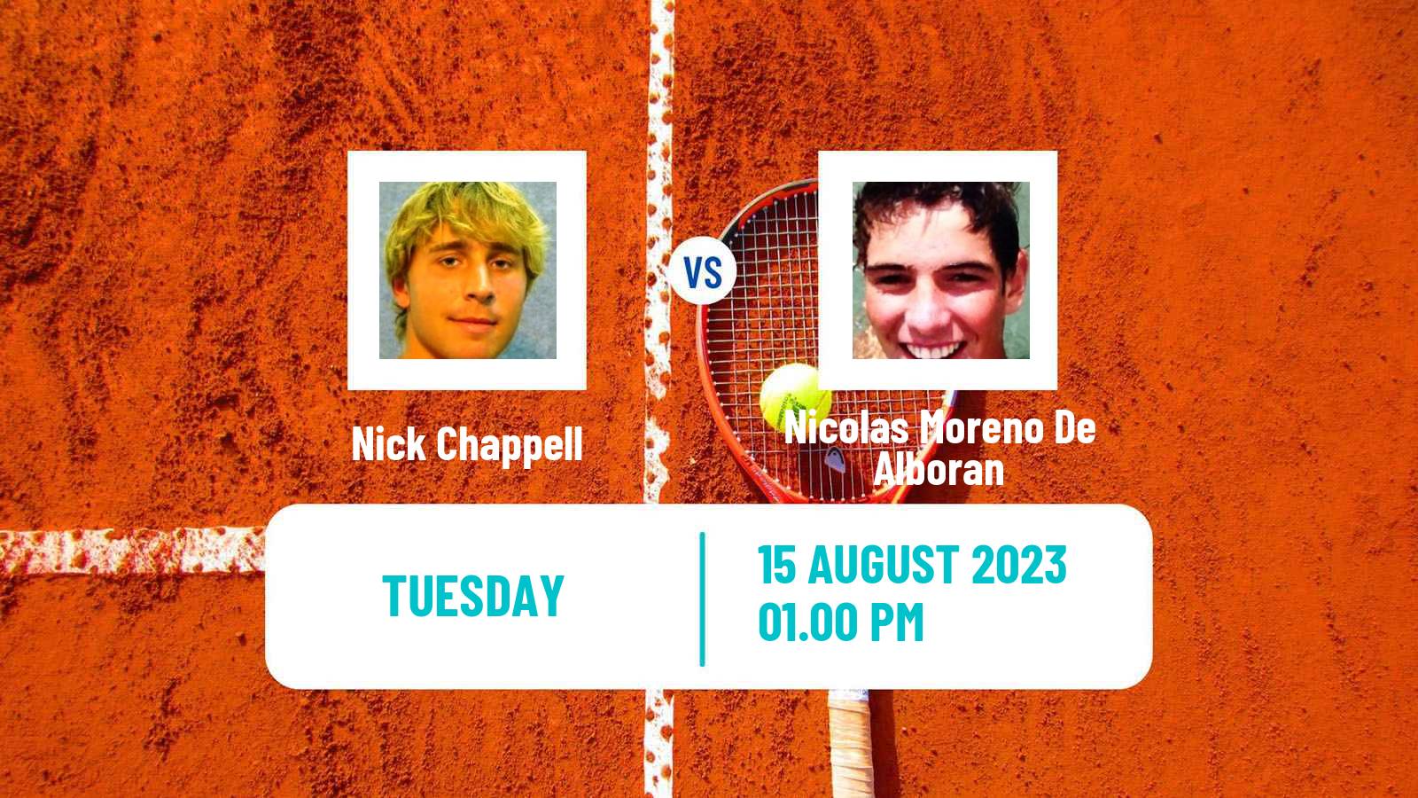 Tennis Stanford Challenger Men Nick Chappell - Nicolas Moreno De Alboran