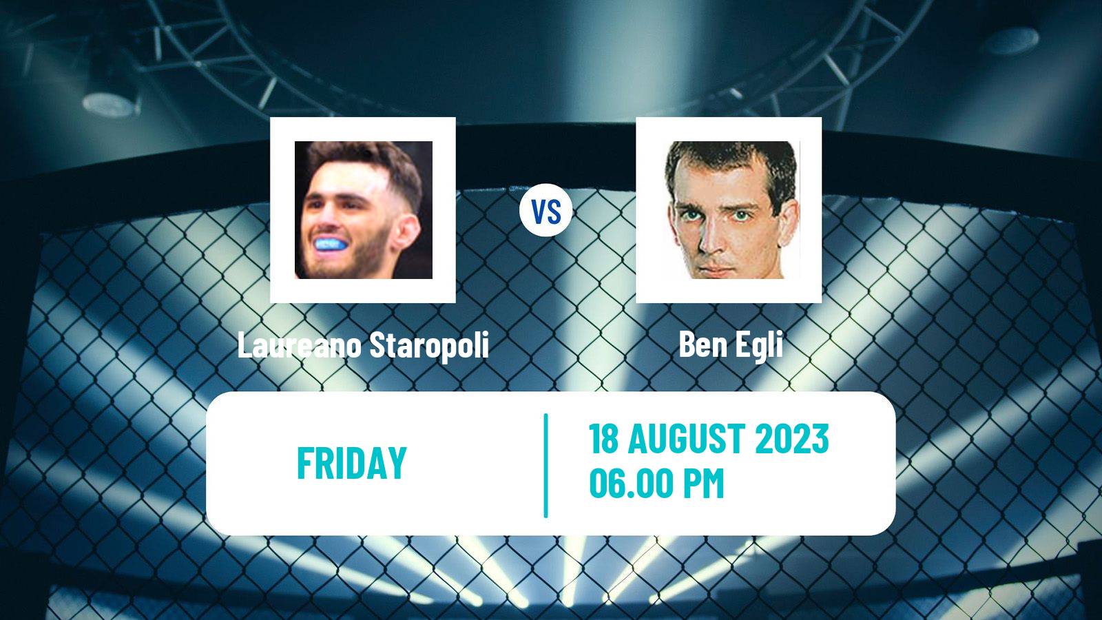 MMA Welterweight Pfl Men Laureano Staropoli - Ben Egli