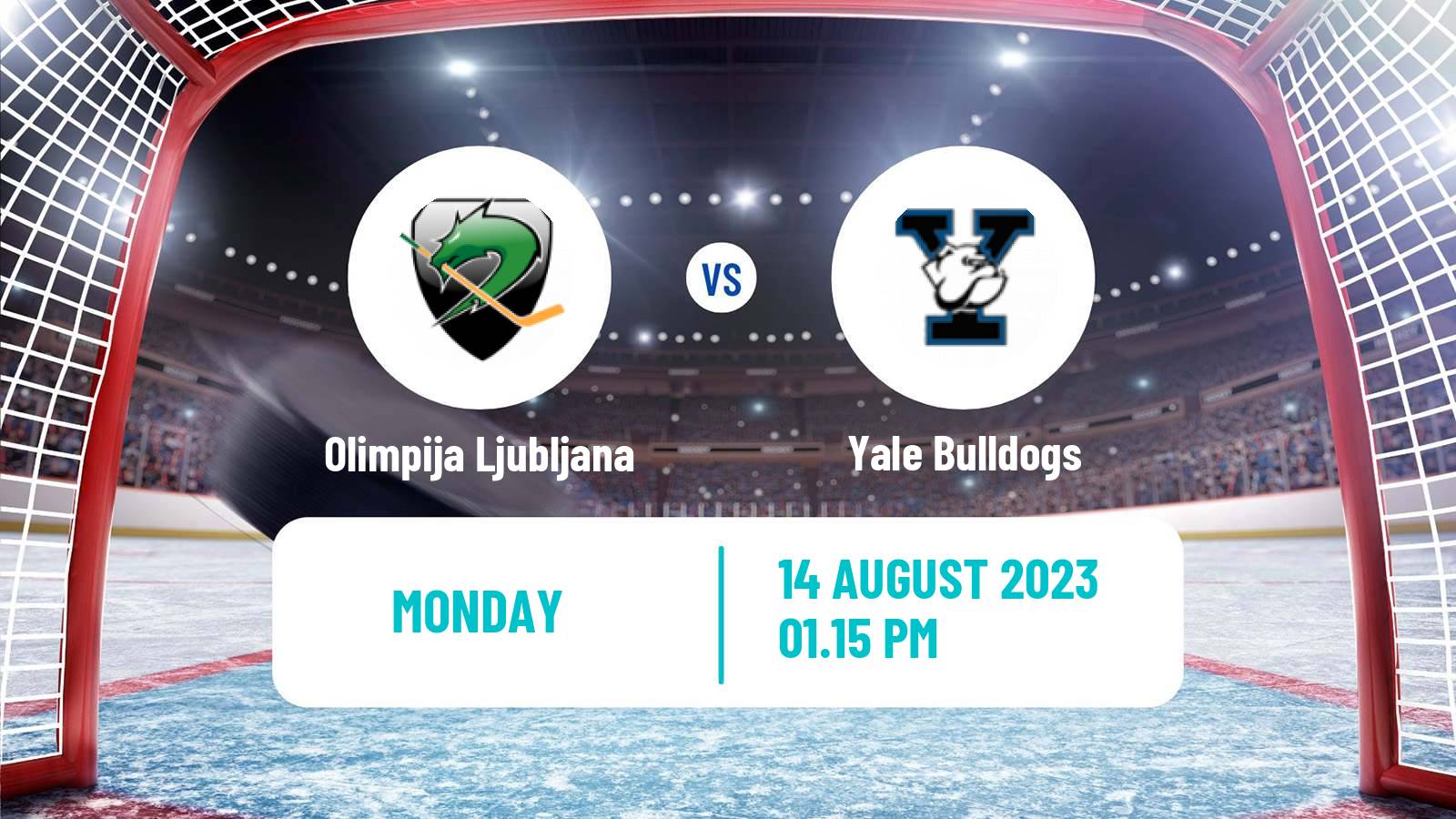 Hockey Club Friendly Ice Hockey Olimpija Ljubljana - Yale Bulldogs