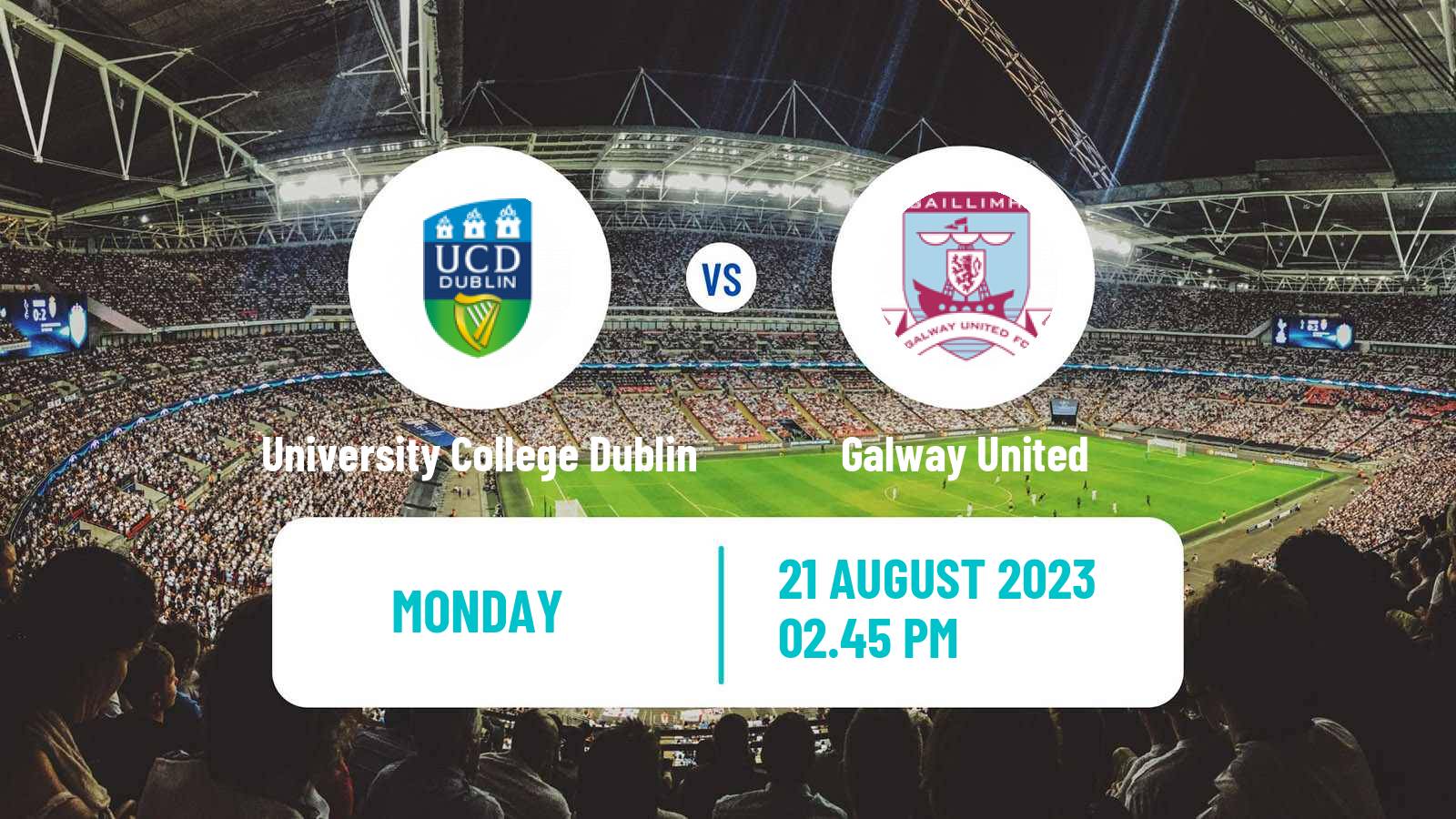 Soccer Irish FAI Cup University College Dublin - Galway United