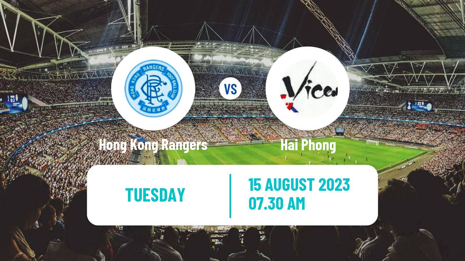 Soccer AFC Champions League Hong Kong Rangers - Hai Phong