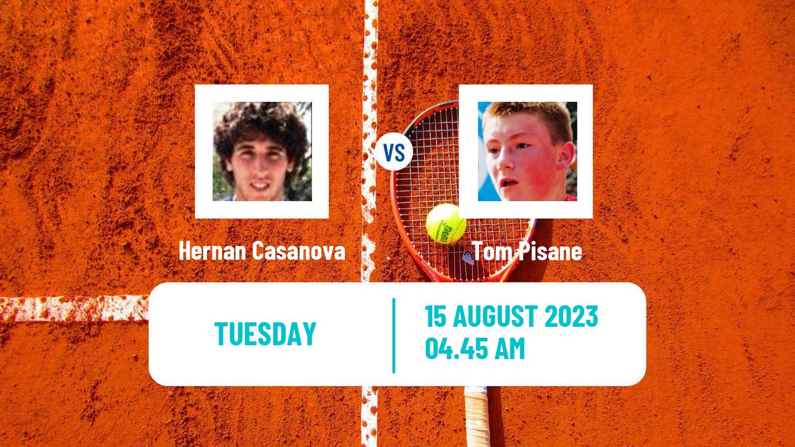 Tennis ITF M25 Koksijde Men Hernan Casanova - Tom Pisane