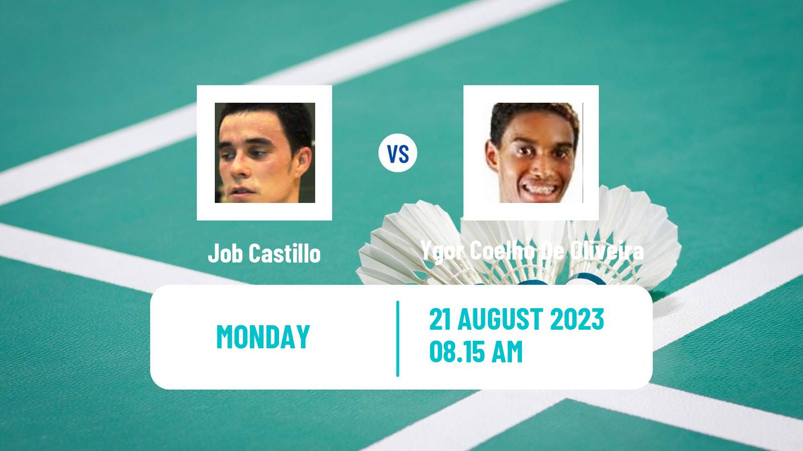 Badminton BWF World Championships Men Job Castillo - Ygor Coelho De Oliveira