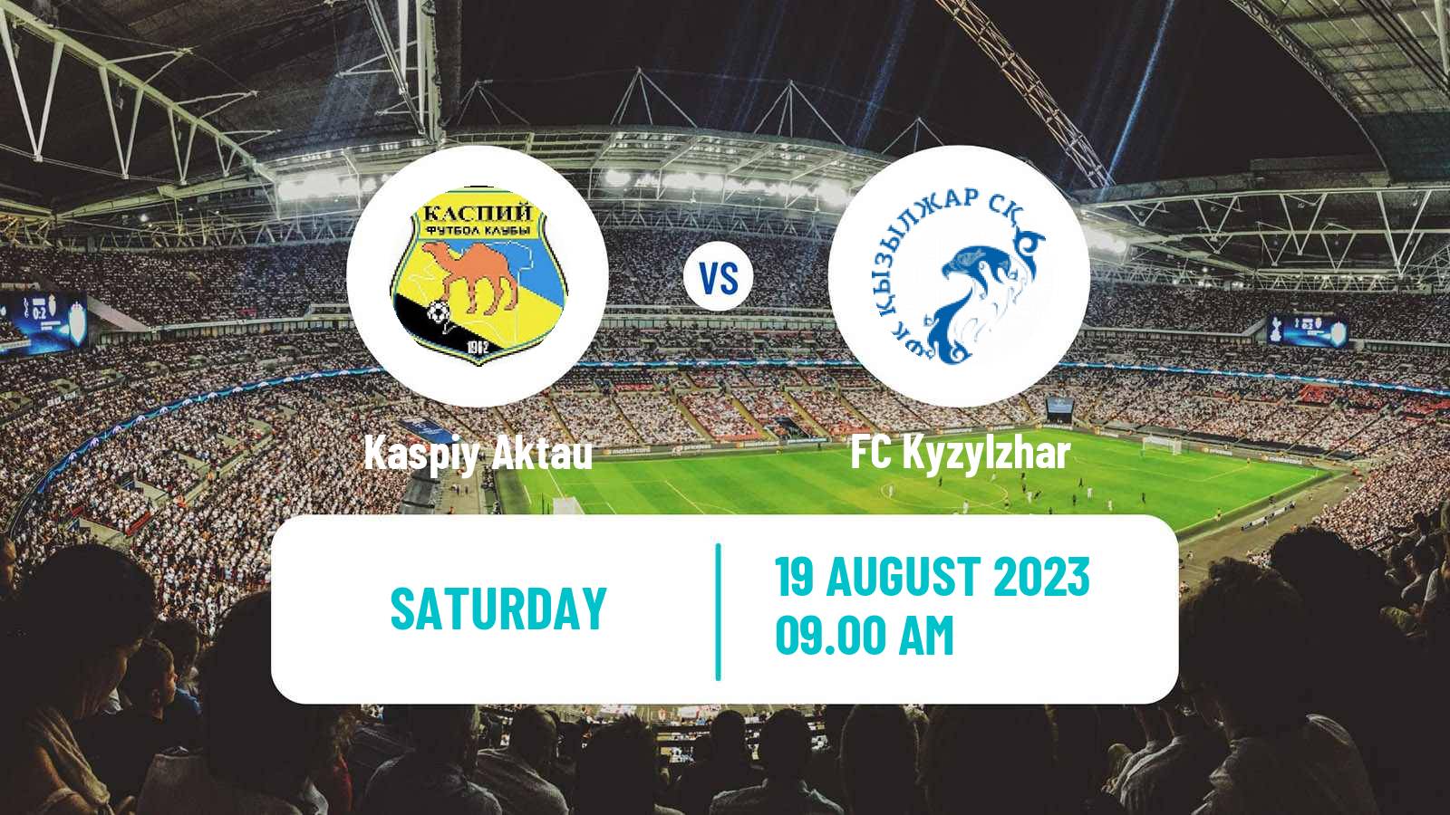 Soccer Kazakh Premier League Kaspiy Aktau - Kyzylzhar