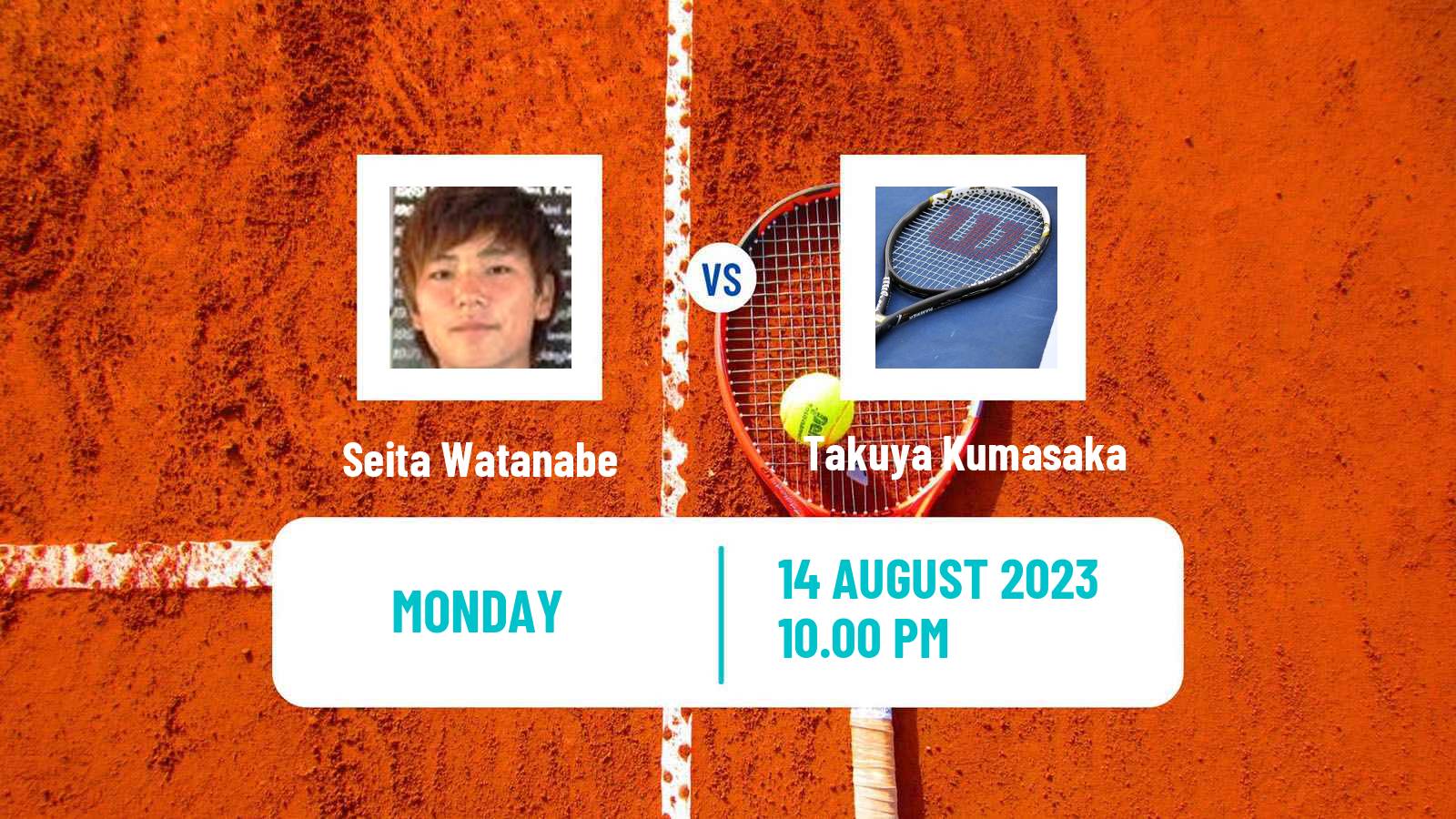 Tennis ITF M25 Tainan Men 2023 Seita Watanabe - Takuya Kumasaka