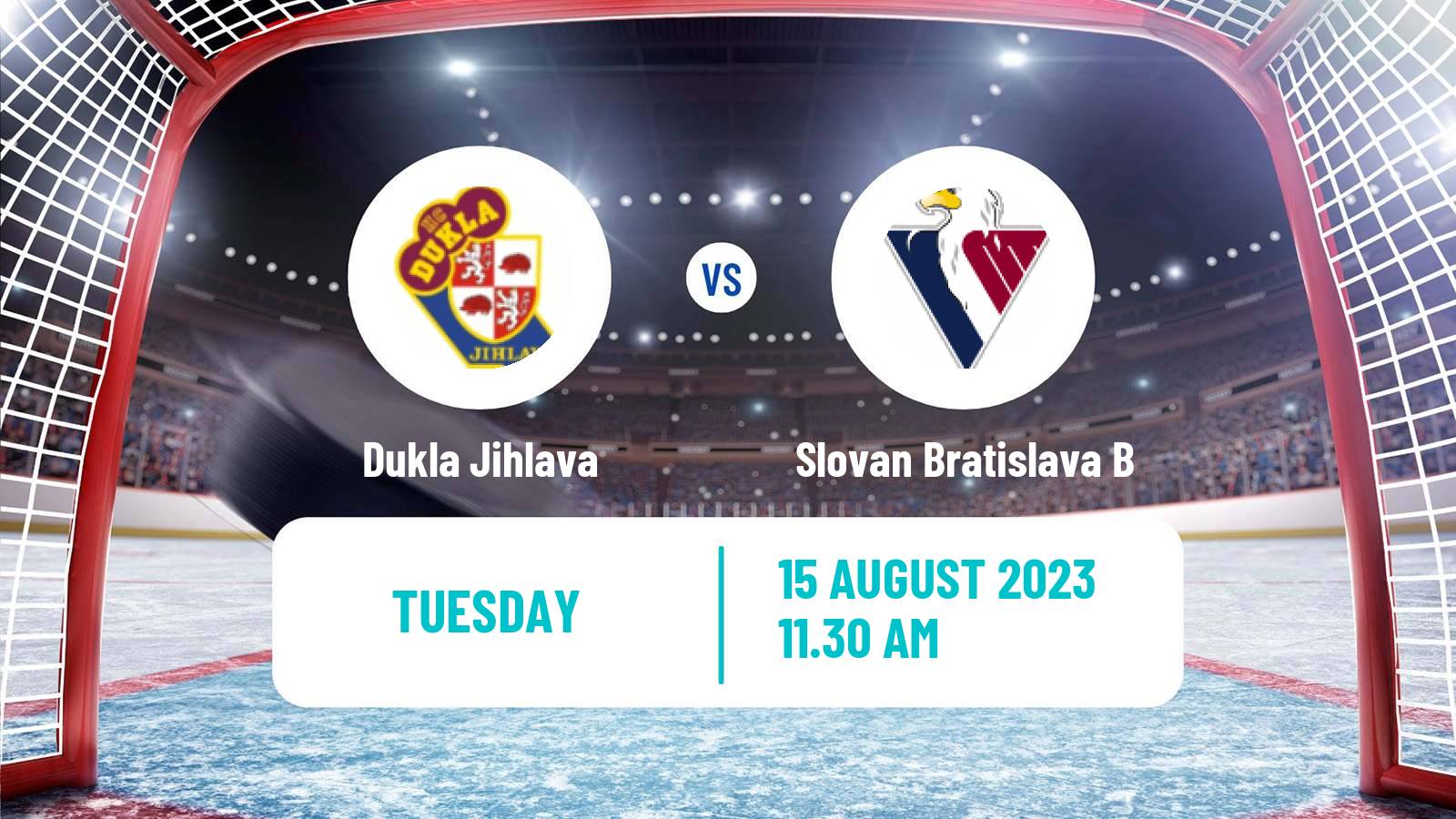 Hockey Club Friendly Ice Hockey Dukla Jihlava - Slovan Bratislava B