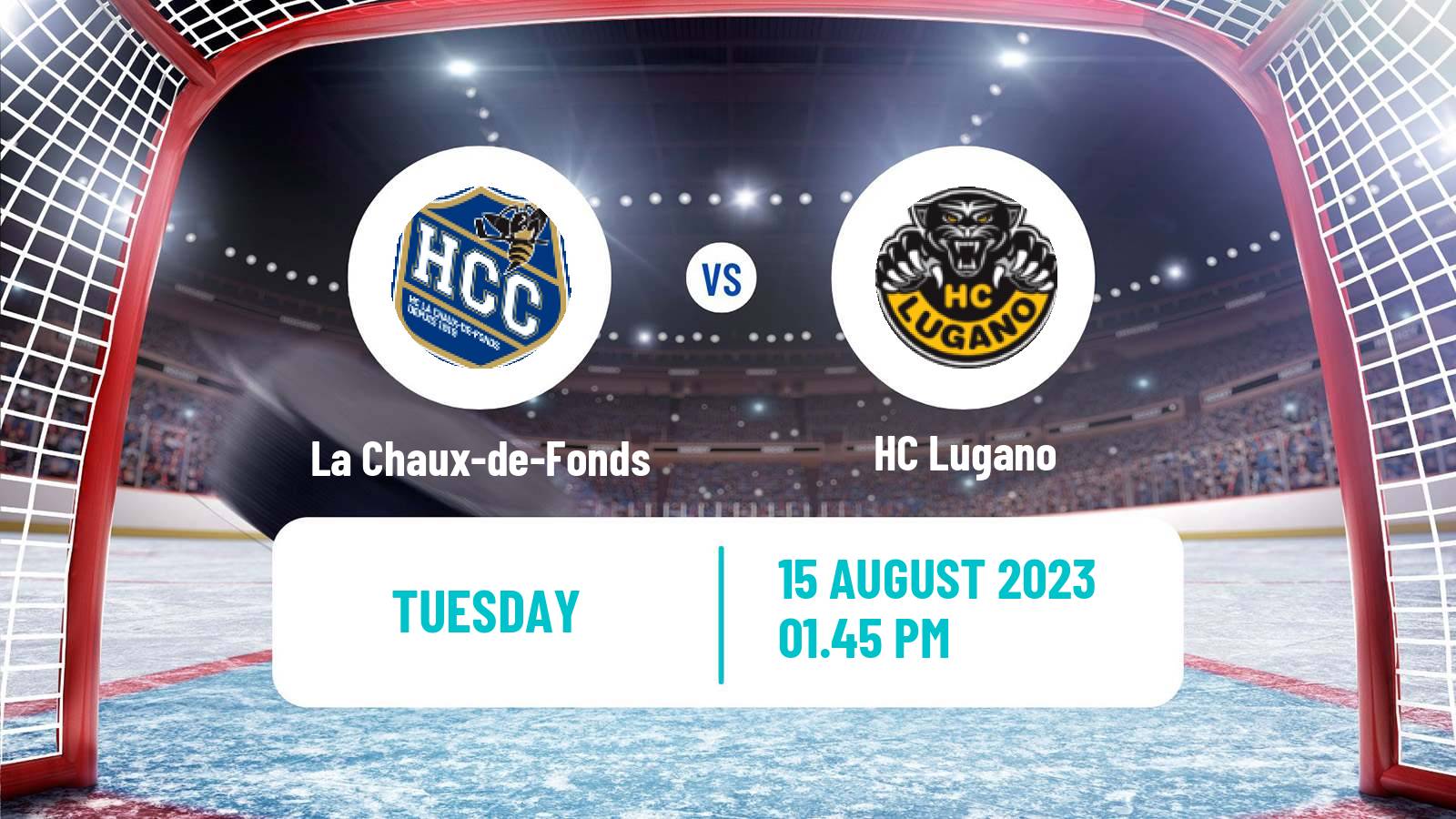 Hockey Club Friendly Ice Hockey La Chaux-de-Fonds - Lugano