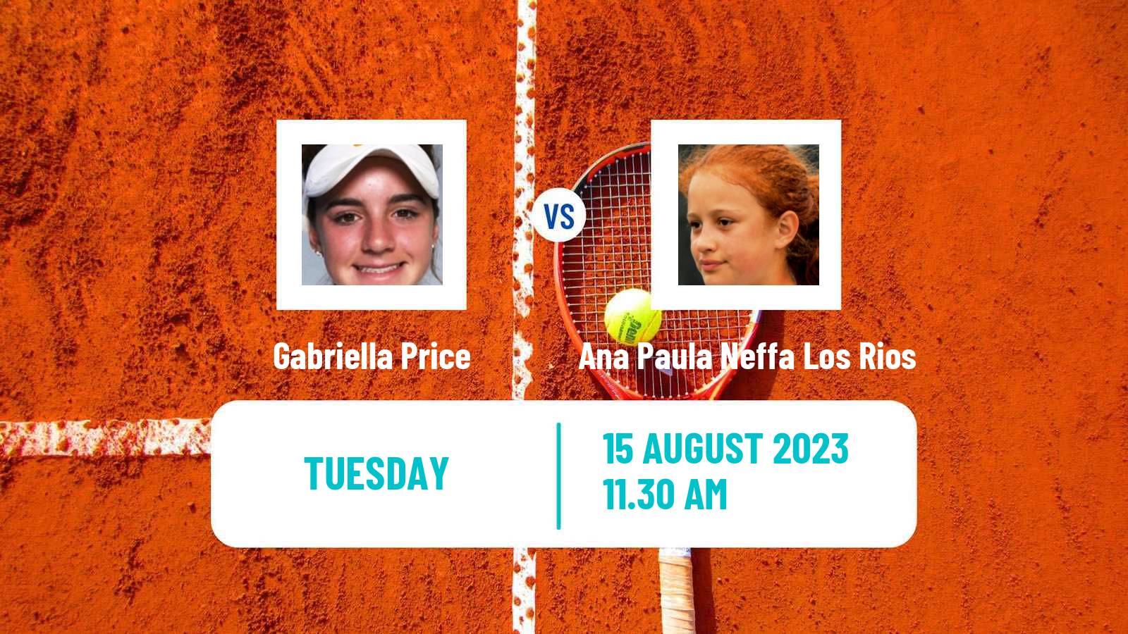 Tennis ITF W40 Arequipa Women Gabriella Price - Ana Paula Neffa Los Rios