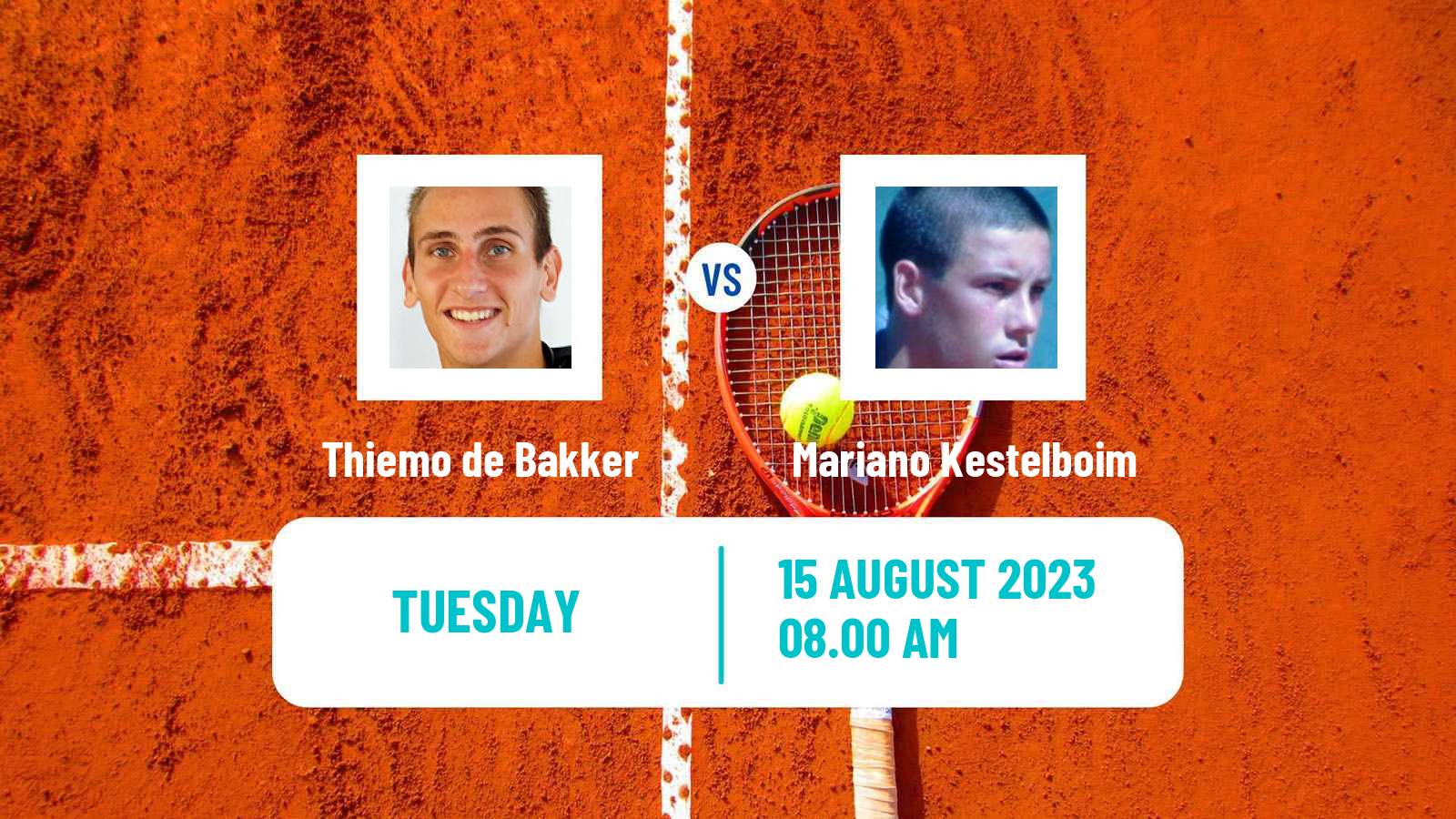 Tennis ITF M25 Koksijde Men Thiemo de Bakker - Mariano Kestelboim