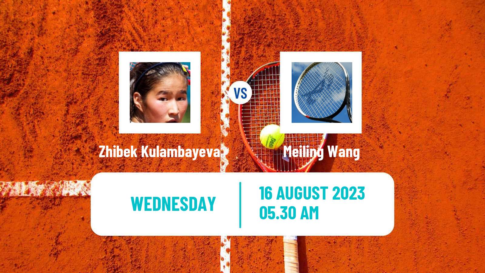 Tennis ITF W40 Nanchang Women Zhibek Kulambayeva - Meiling Wang
