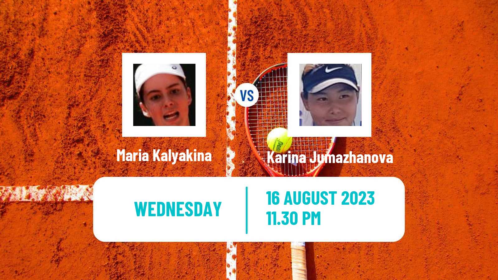 Tennis ITF W15 Ust Kamenogorsk 2 Women Maria Kalyakina - Karina Jumazhanova