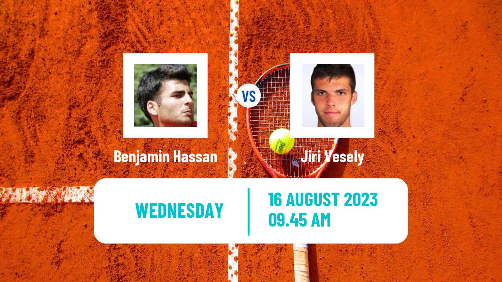 Tennis Grodzisk Mazowiecki Challenger Men Benjamin Hassan - Jiri Vesely