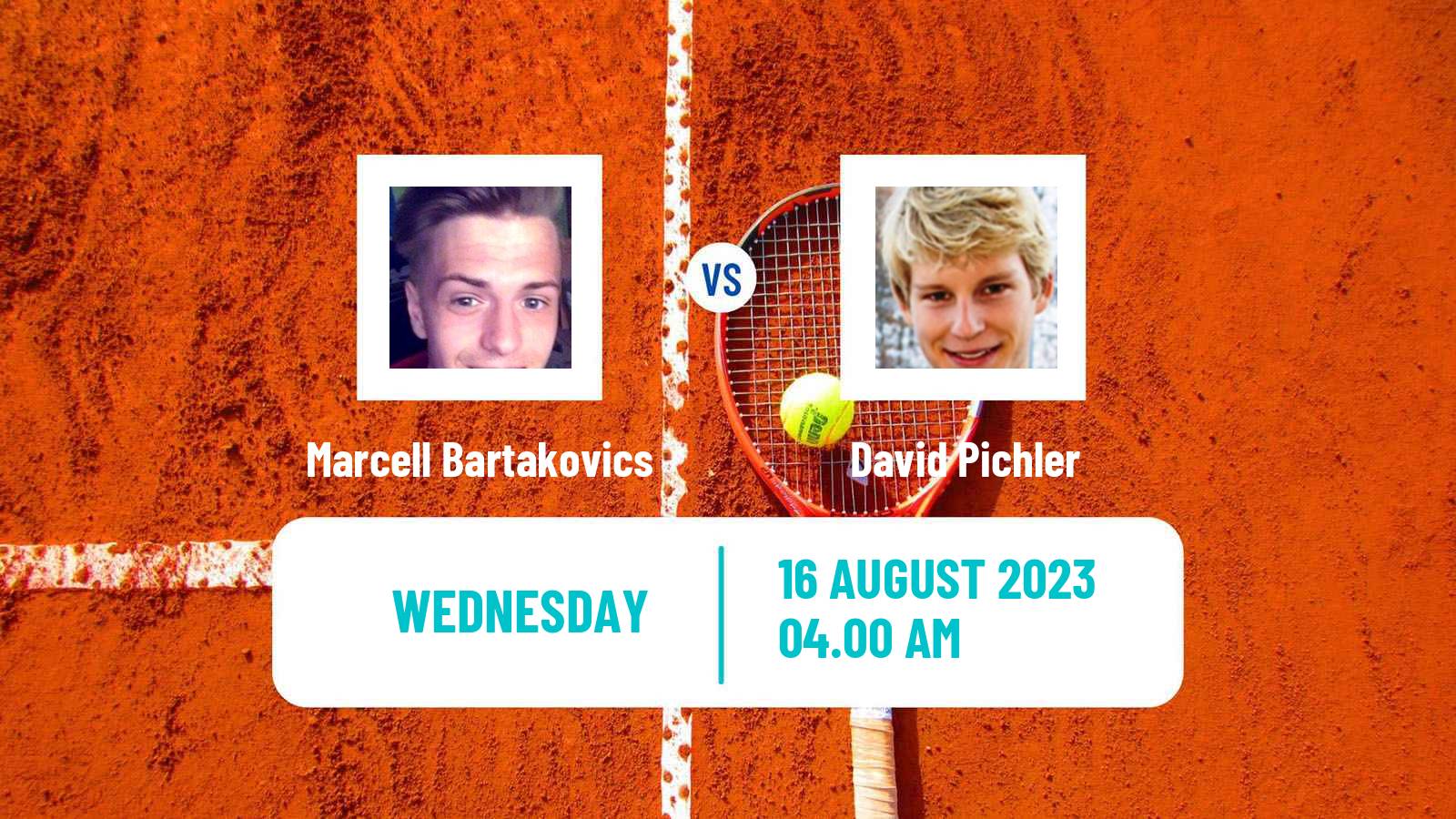 Tennis ITF M15 Kottingbrunn Men Marcell Bartakovics - David Pichler