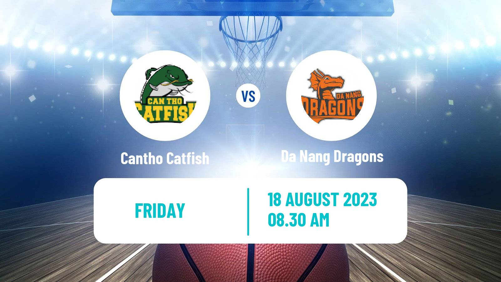 Basketball Vietnamese VBA Cantho Catfish - Da Nang Dragons