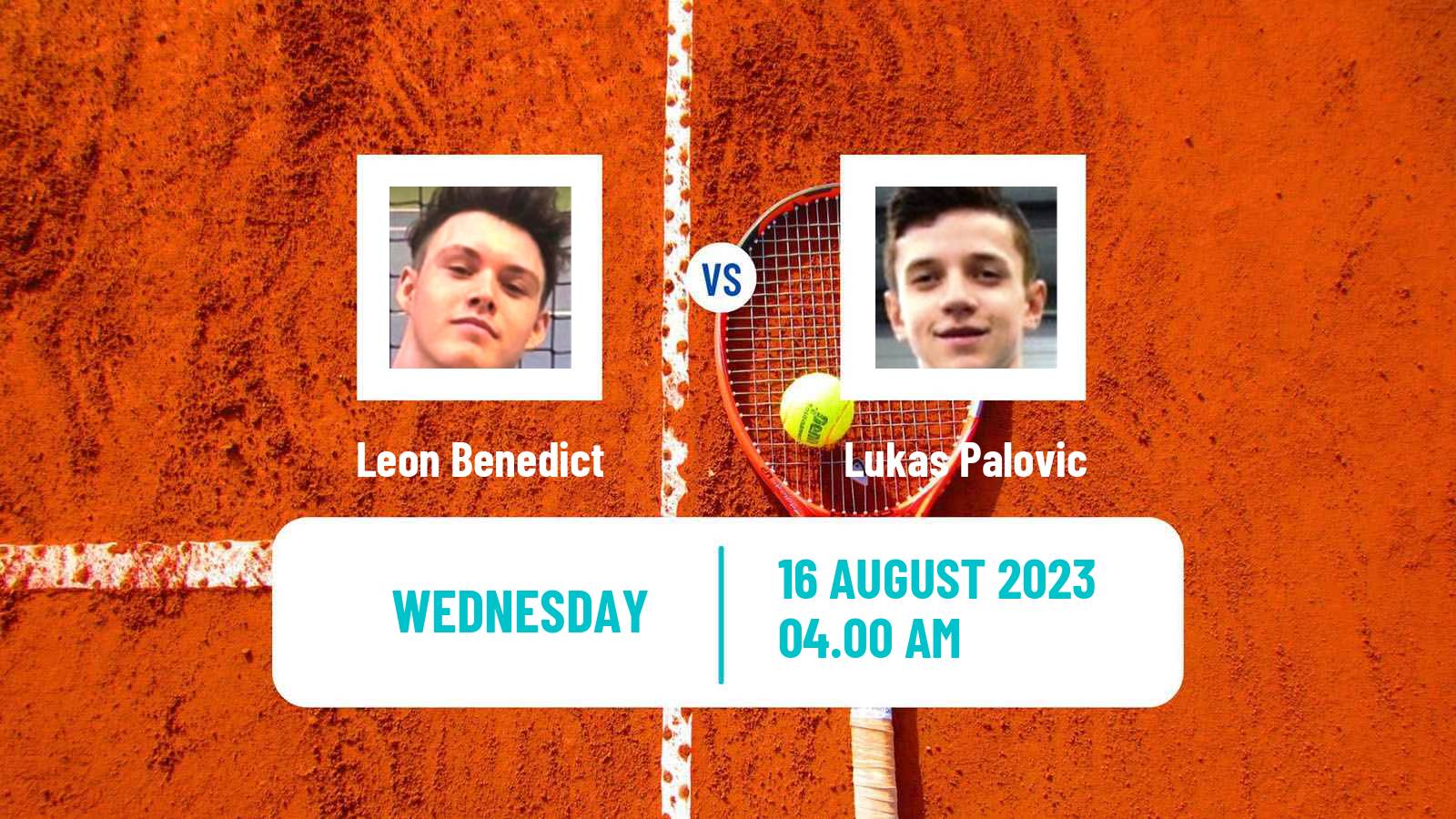 Tennis ITF M15 Kottingbrunn Men Leon Benedict - Lukas Palovic